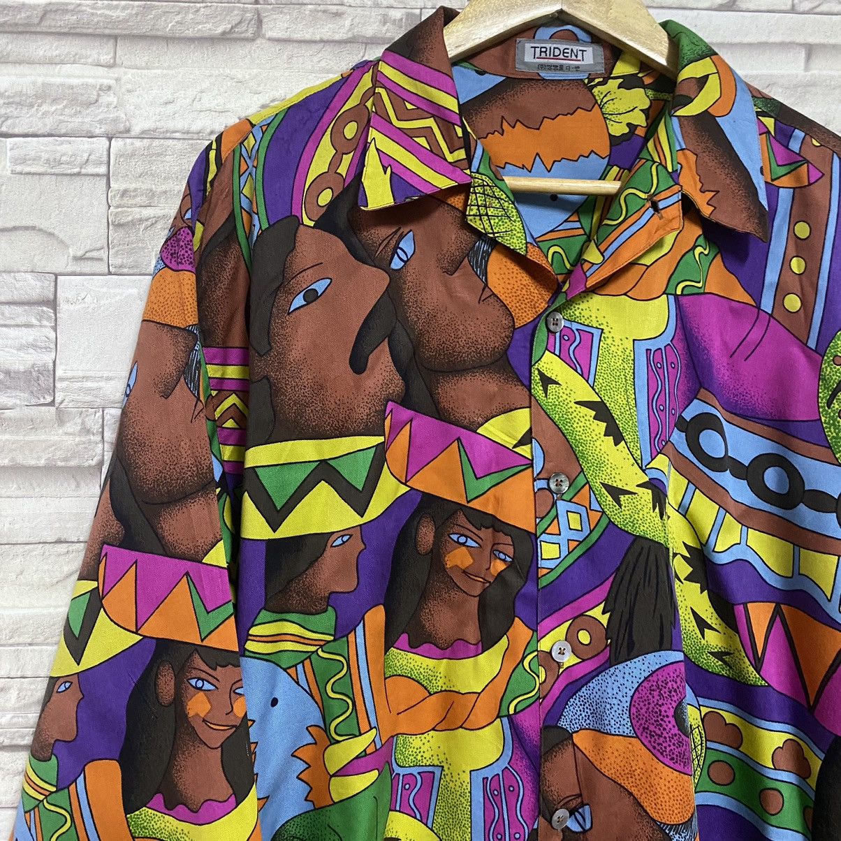 Vintage Vintage Picasso Art Button Up Size US L / EU 52-54 / 3 - 7 Thumbnail