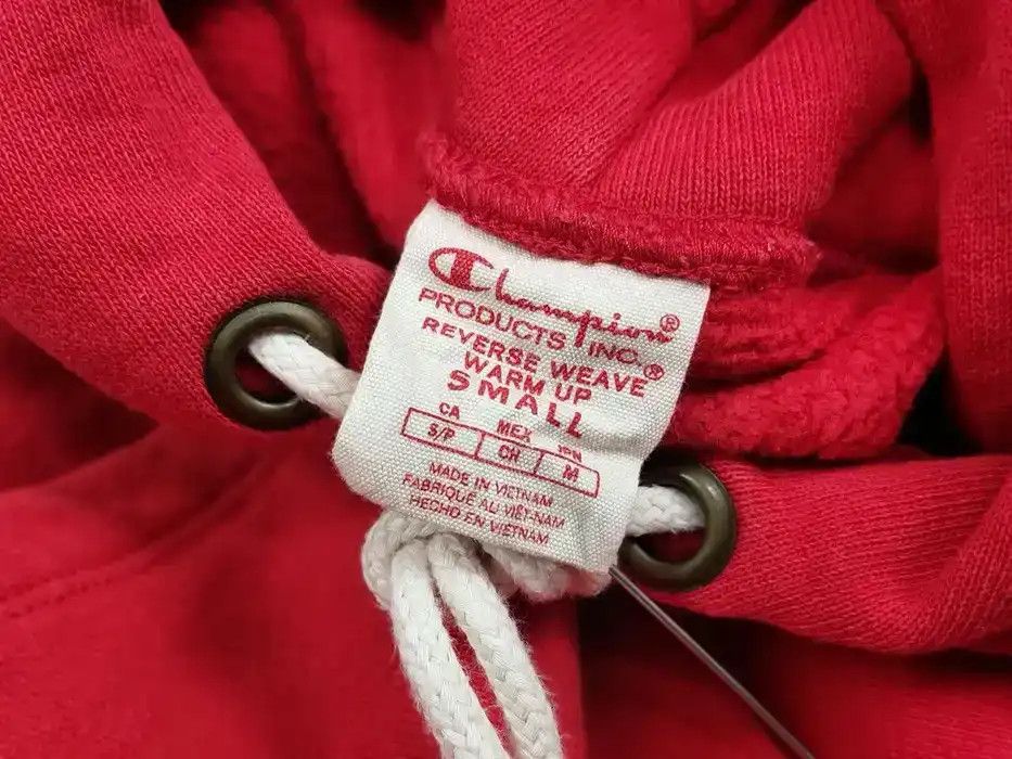 Champion Vintage Champion Reverse Weave warm up Red Logo Hoodie Size US S / EU 44-46 / 1 - 9 Thumbnail