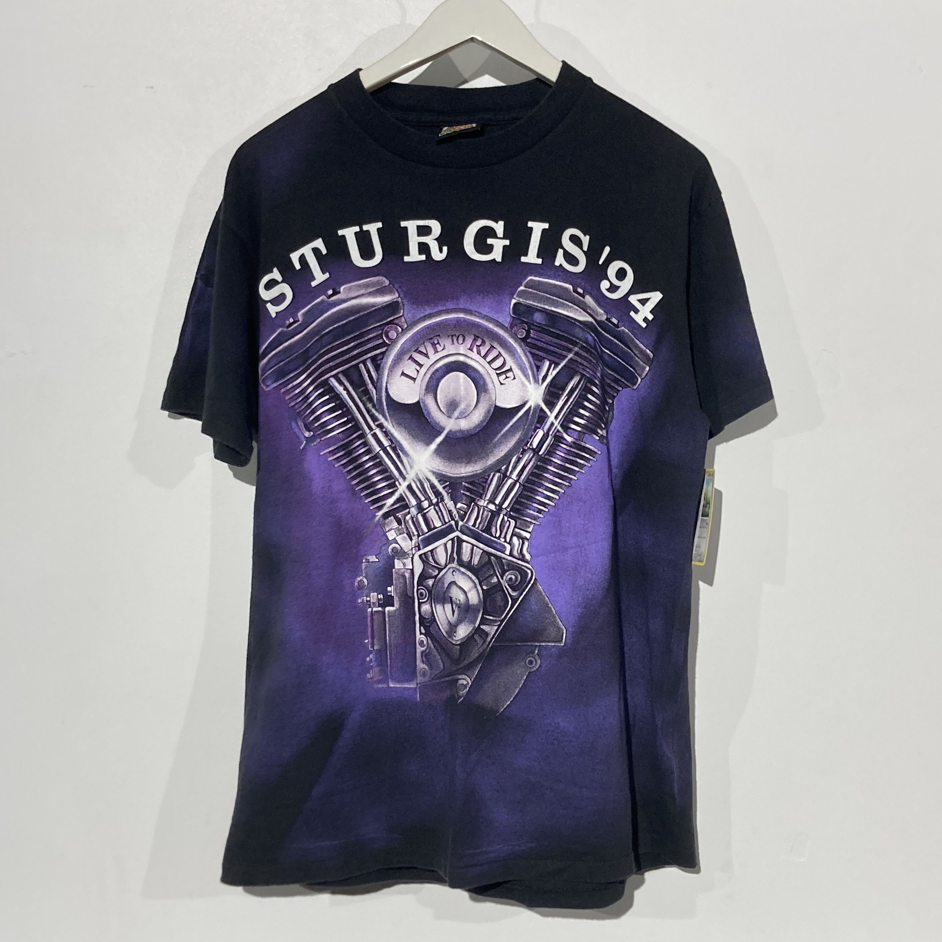 1994 3D Emblem Stugis Skull tee Large