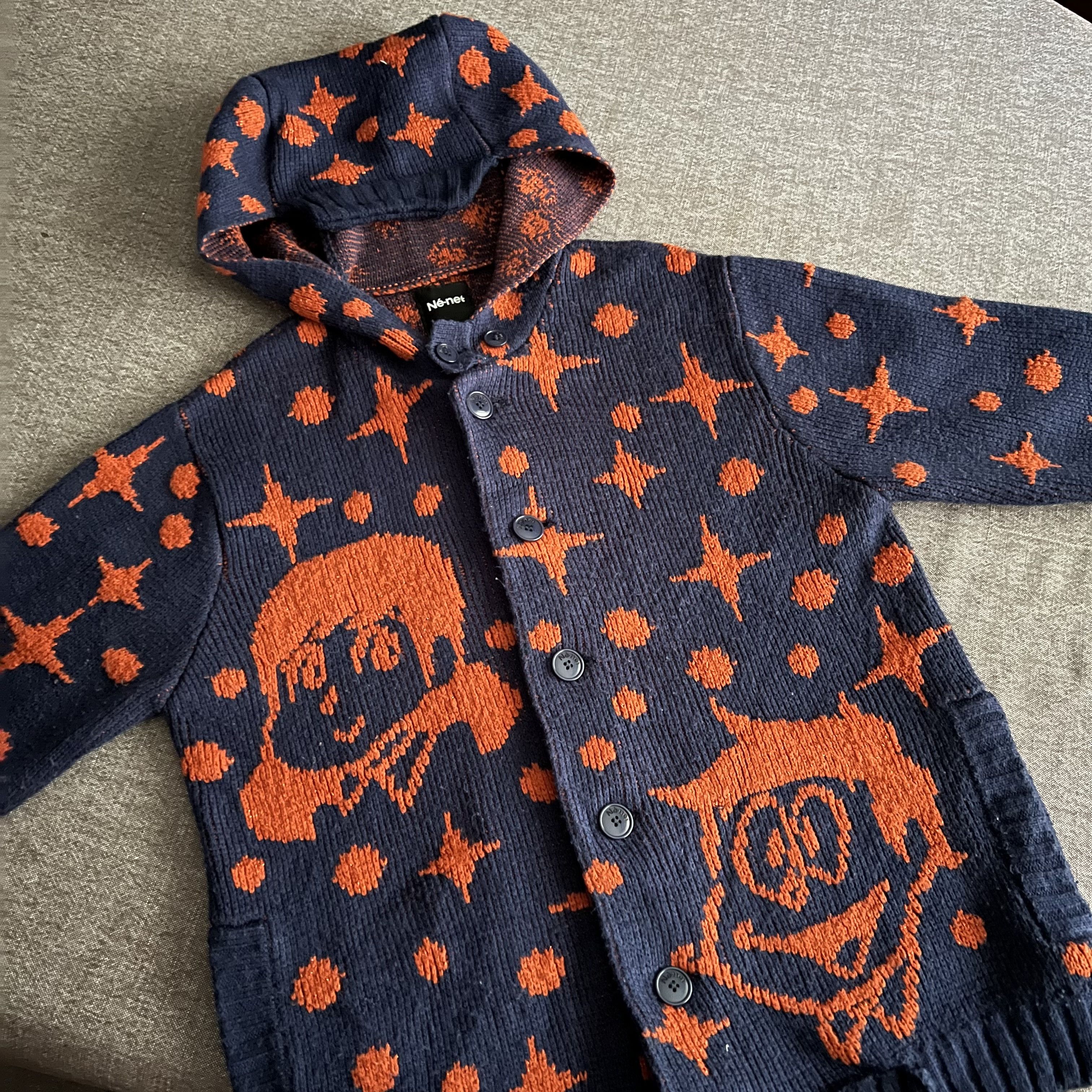 Ne-Net Anime Knit Hooded Sweater