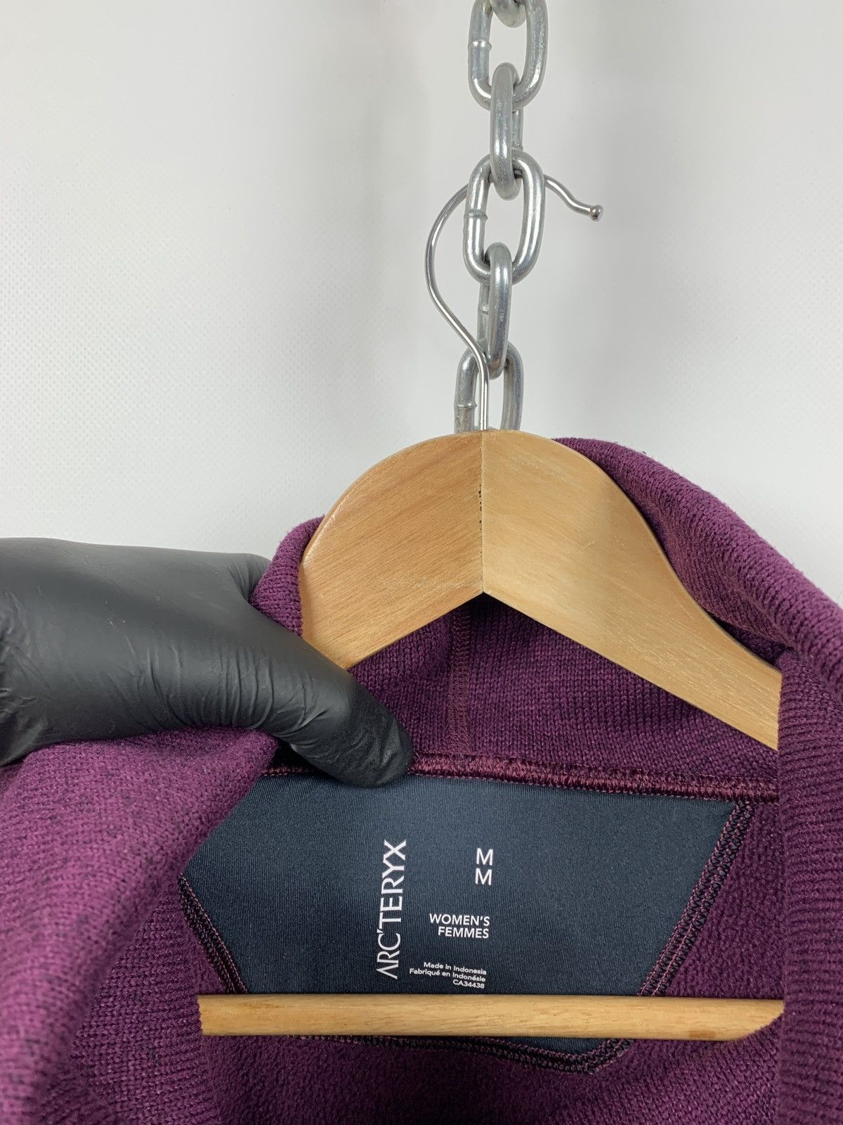 Arc'teryx Arcteryx Women’s Fleece High Neck Purple Sweatshirt Size M / US 6-8 / IT 42-44 - 14 Thumbnail