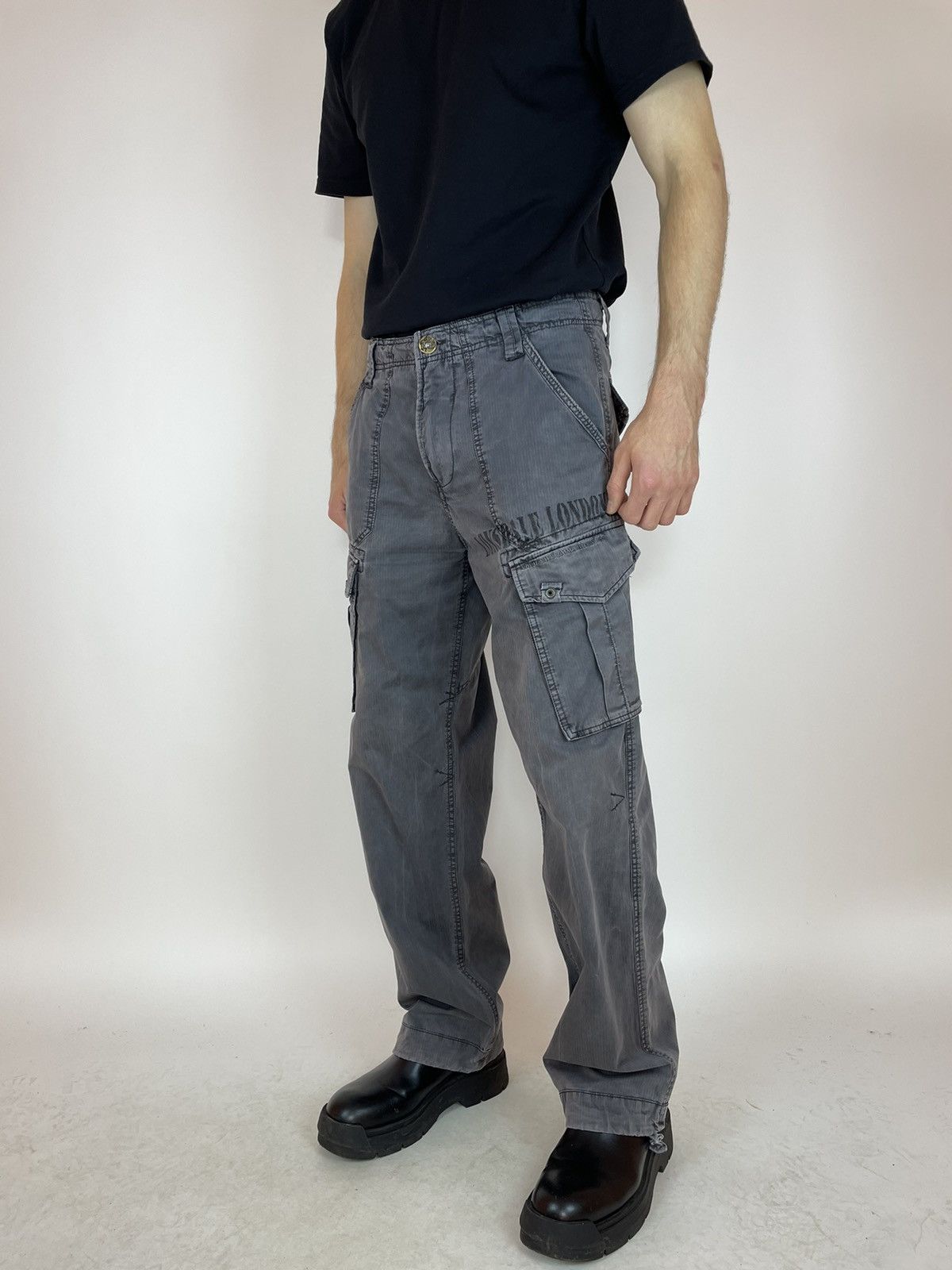 Other Lonsdale Vintage Cargo pants Mens size 33 Size US 33 - 4 Thumbnail