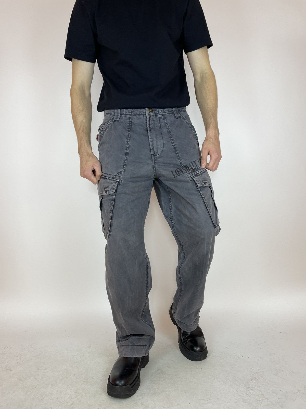 Other Lonsdale Vintage Cargo pants Mens size 33 Size US 33 - 3 Thumbnail