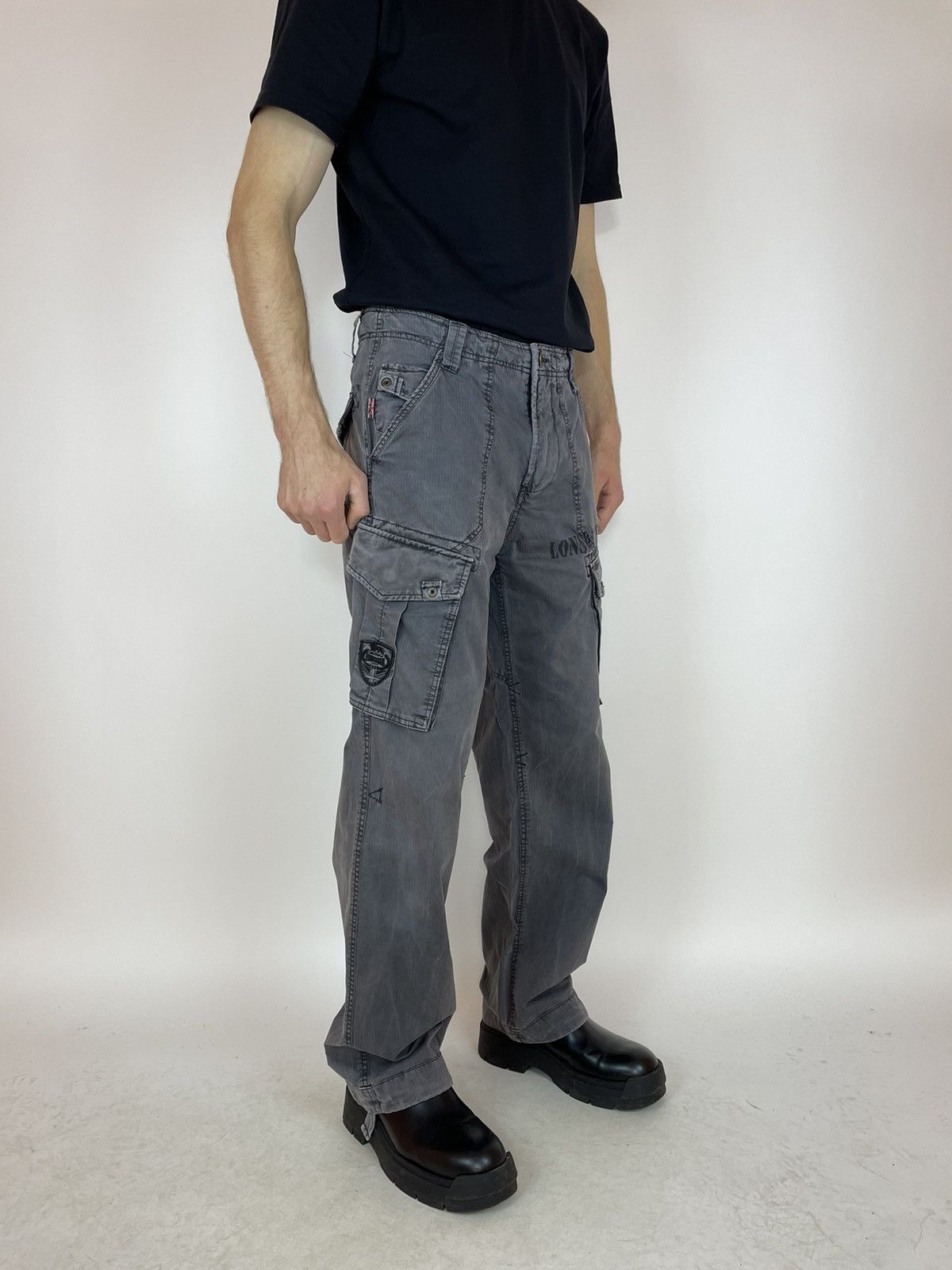 Other Lonsdale Vintage Cargo pants Mens size 33 Size US 33 - 5 Thumbnail