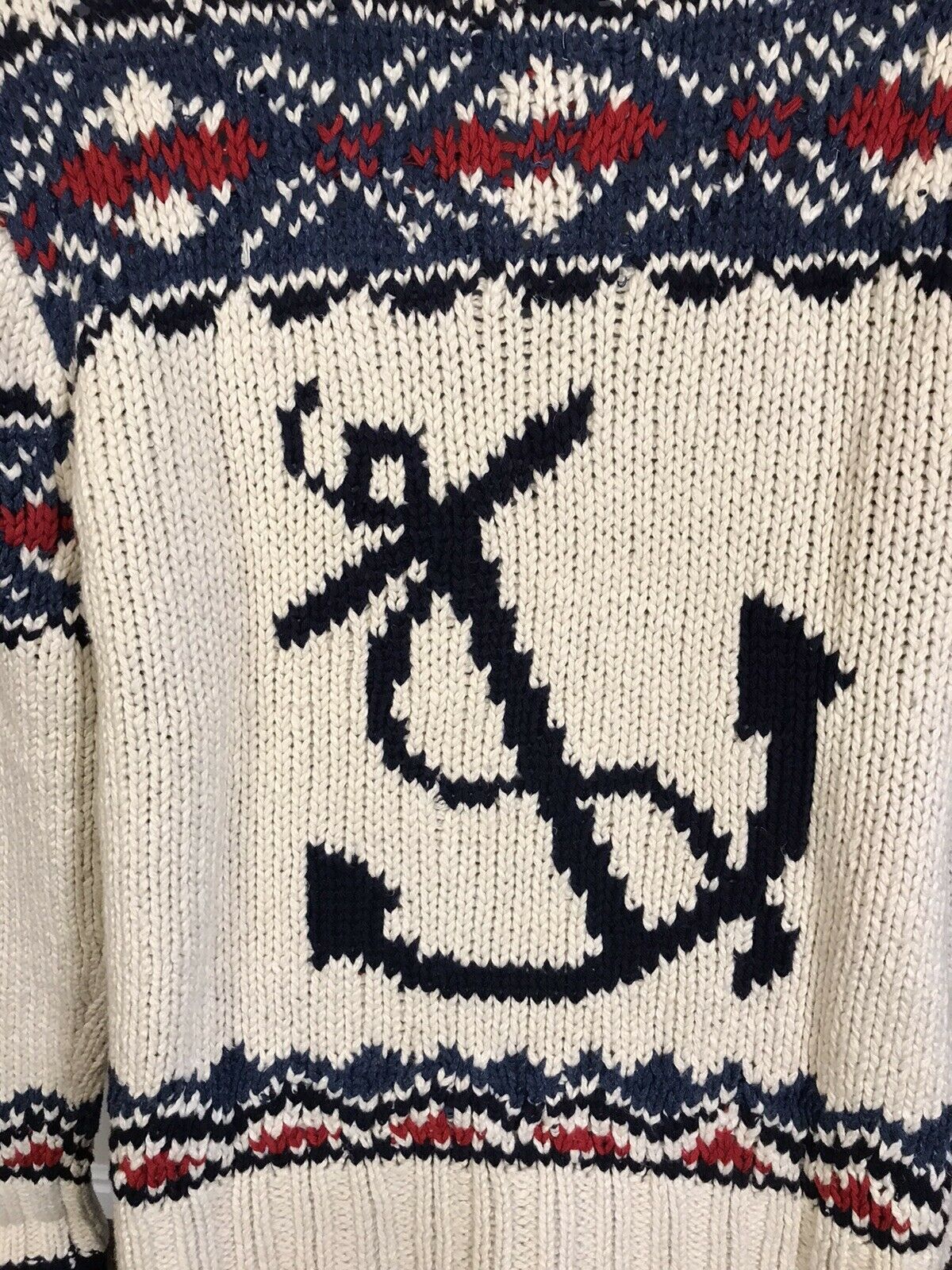 Polo Ralph Lauren Polo Ralph Lauren Anchor Shawl Cardigan Sweater XL Size US XL / EU 56 / 4 - 4 Thumbnail