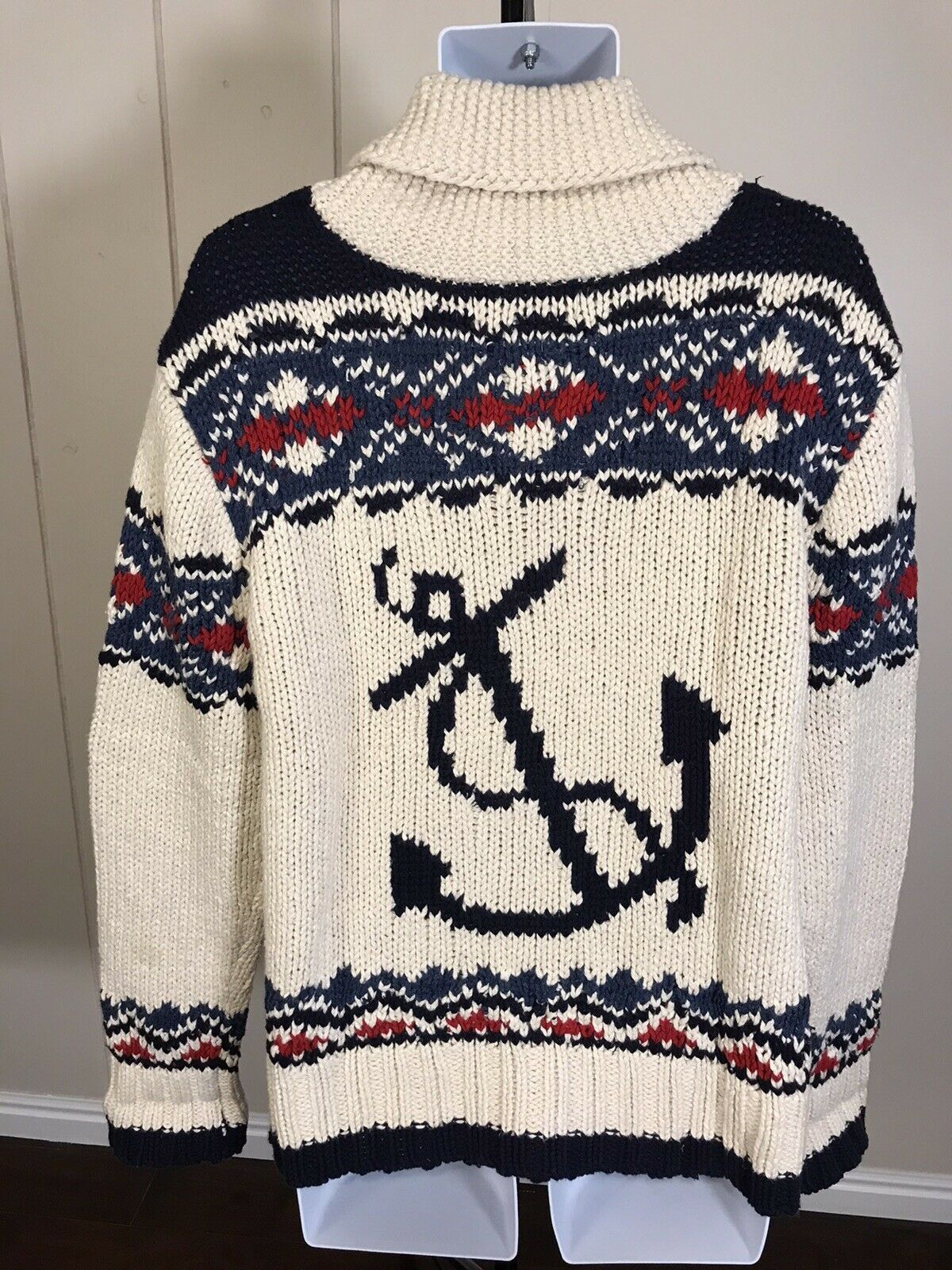 Shawl Cardigan Ralph Lauren Anchor Sweater Ralph Lauren RRL Mens