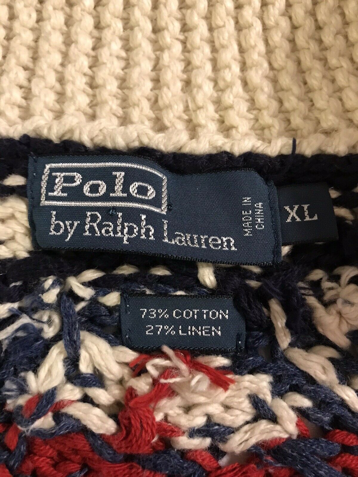 Polo Ralph Lauren Polo Ralph Lauren Anchor Shawl Cardigan Sweater XL Size US XL / EU 56 / 4 - 13 Thumbnail