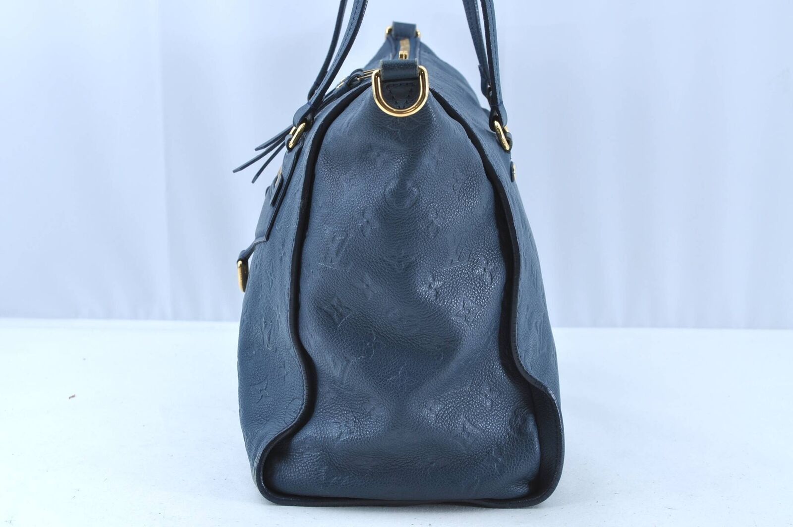 Louis Vuitton Monogram Empreinte Lumineuse PM Tote Bag Blue