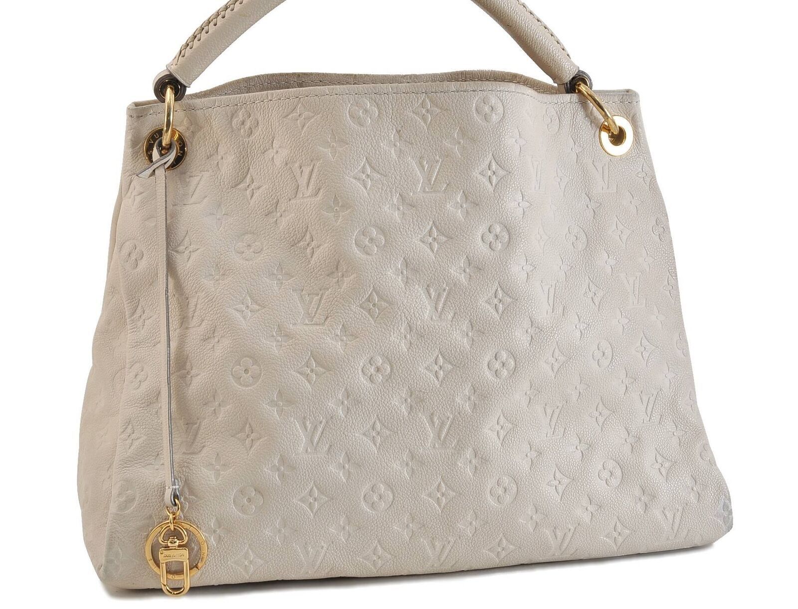Louis Vuitton Monogram Empreinte Artsy MM Shoulder Bag White - Main Image