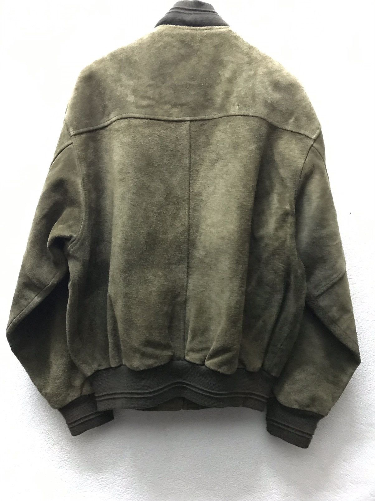 Bomber Jacket × Japanese Brand × Leather Jacket 90s SEAHOP Suede 