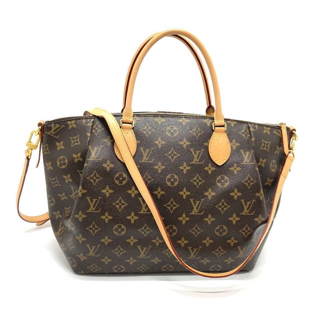 LOUIS VUITTON M48815 Monogram Turen GM 2WAY Hand Bag Shoulder Bag Brown