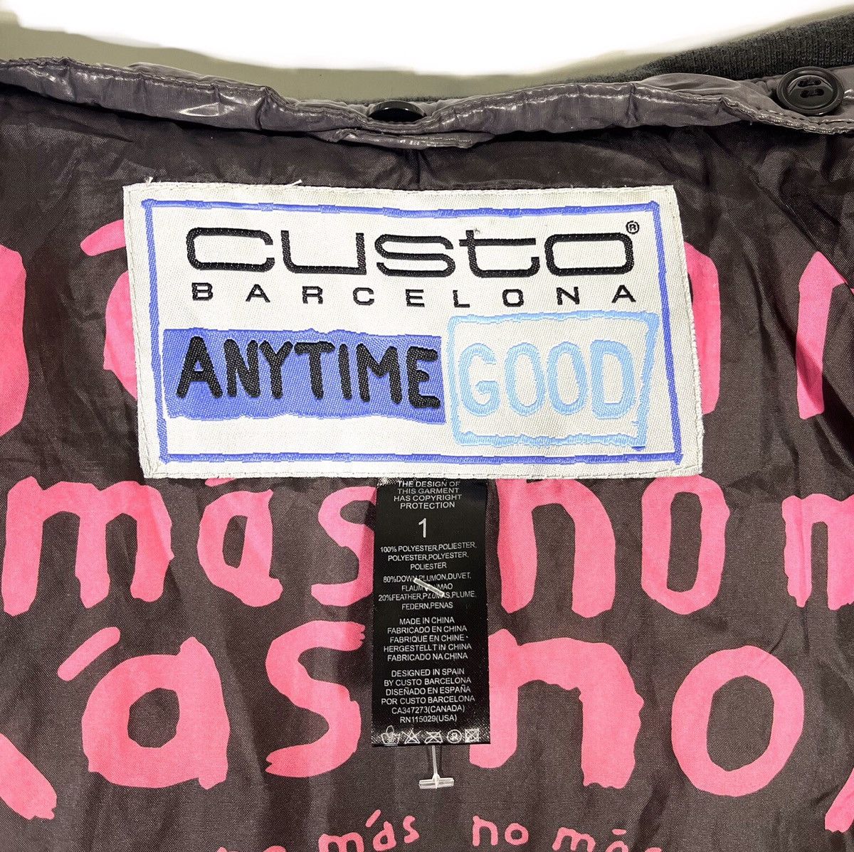 Custo Barcelona Custo Barcelona Puffer Down Jacket Mens Sz 1 Size US S / EU 44-46 / 1 - 9 Thumbnail