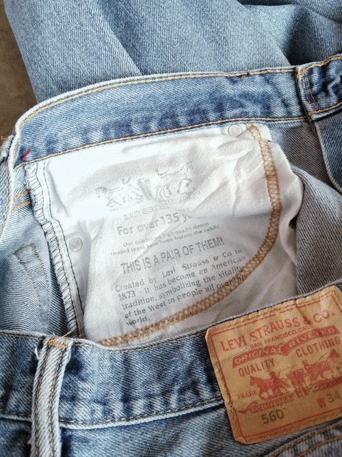 Levi's Vintage Levi's Jeans 560 Relaxed Blue Wash Denim 36x34 Size US 36 / EU 52 - 8 Thumbnail