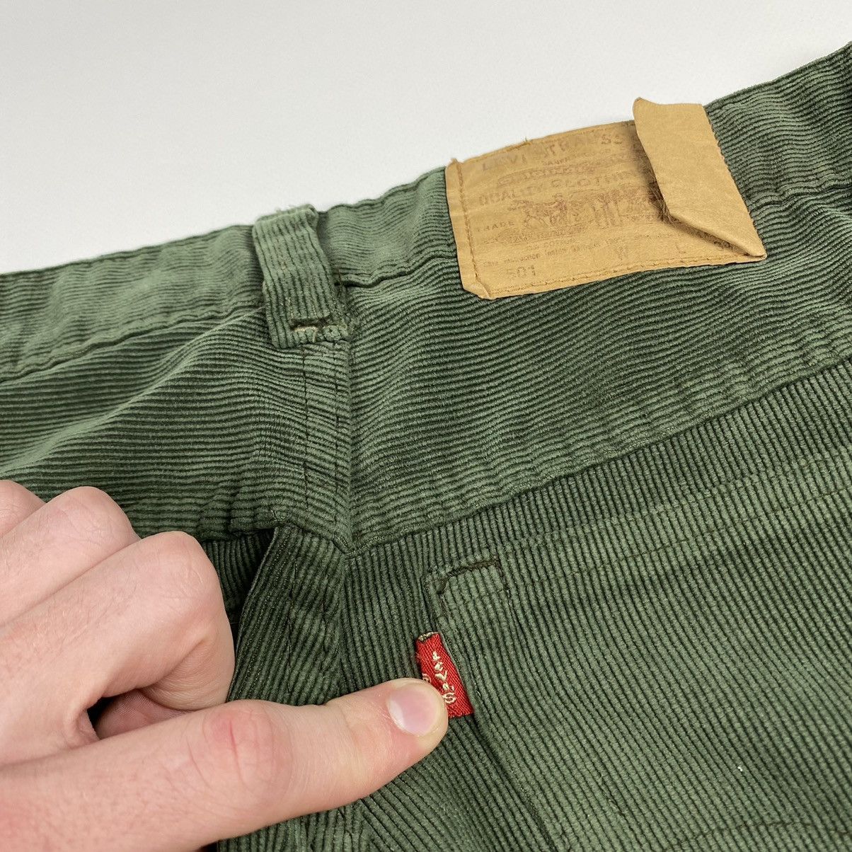 Levi's Vintage Clothing 80’s Rare! Vintage Levi’s 501 Velvet Pants Made USA 31x34 Size US 31 - 16 Thumbnail