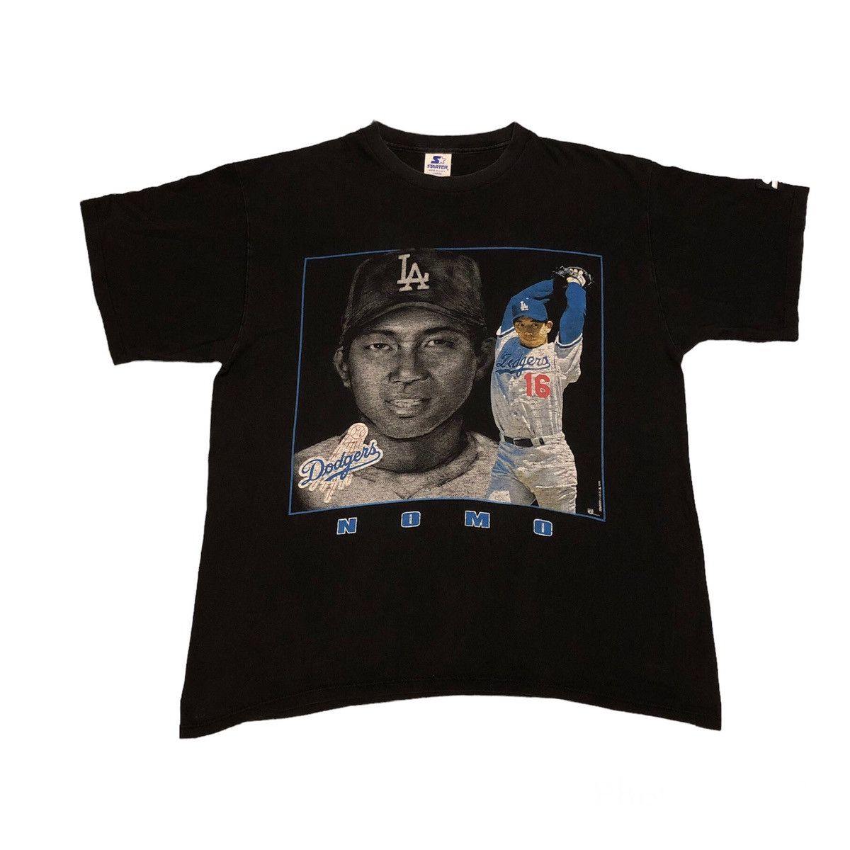 Starter 1995 Los Angeles Dodgers Hideo Nomo Vintage Mlb Tee | Grailed