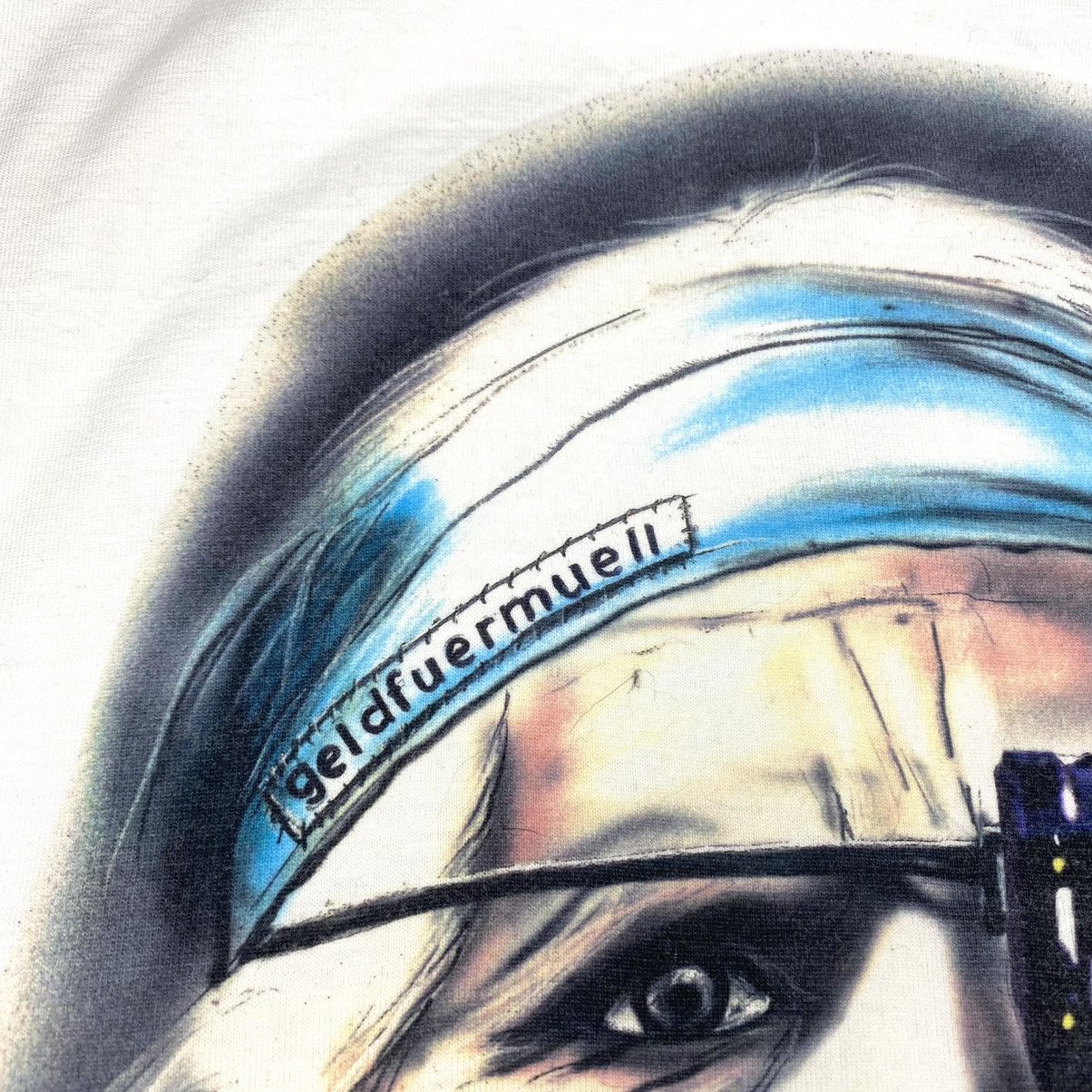 Vintage 90’s Vintage Art Abstract Print T Shirt Horror Ugly Face Size US XL / EU 56 / 4 - 6 Thumbnail