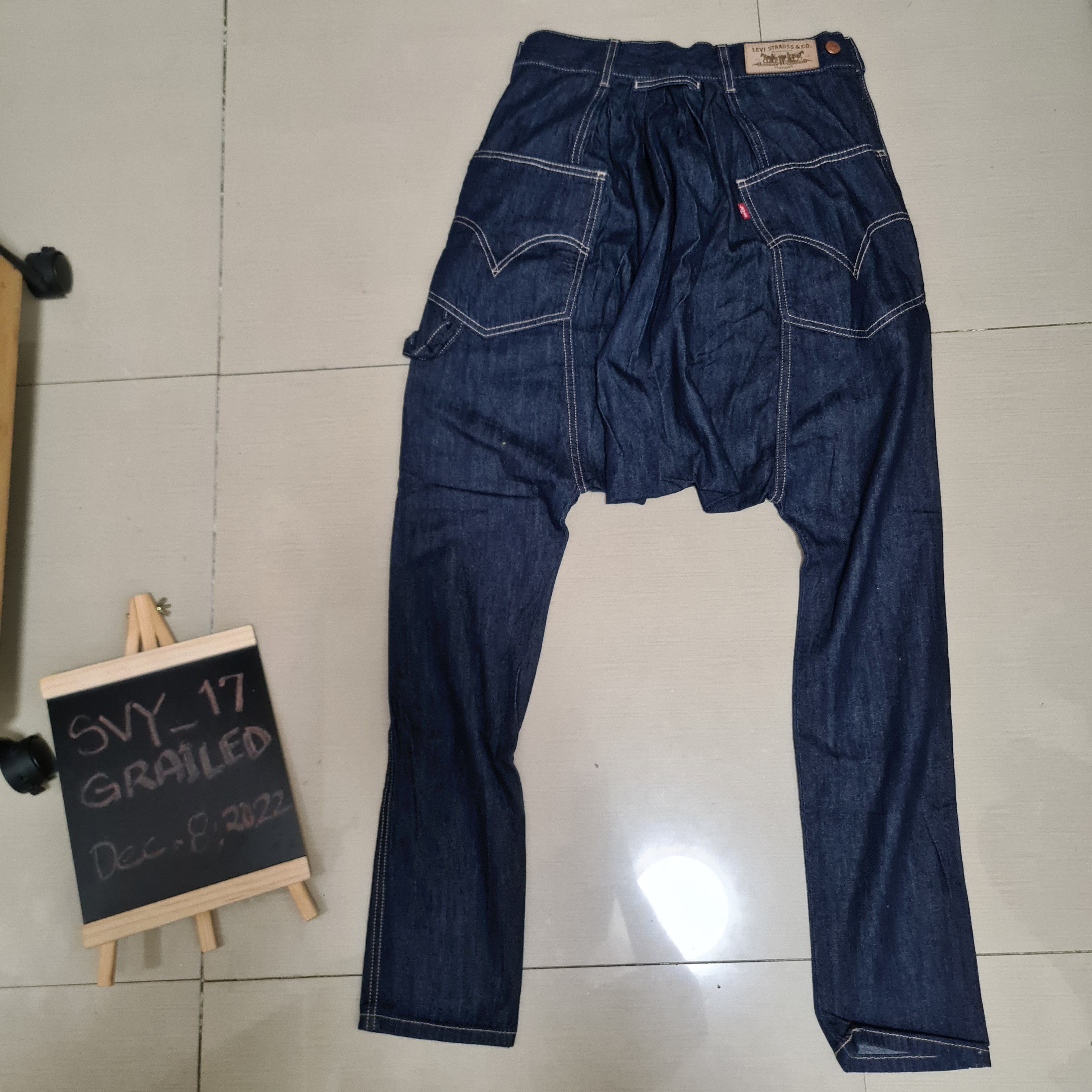 Jean Paul Gaultier Jean Paul Gaultier x Levis Denim Harem Pants Size 30" / US 8 / IT 44 - 2 Thumbnail