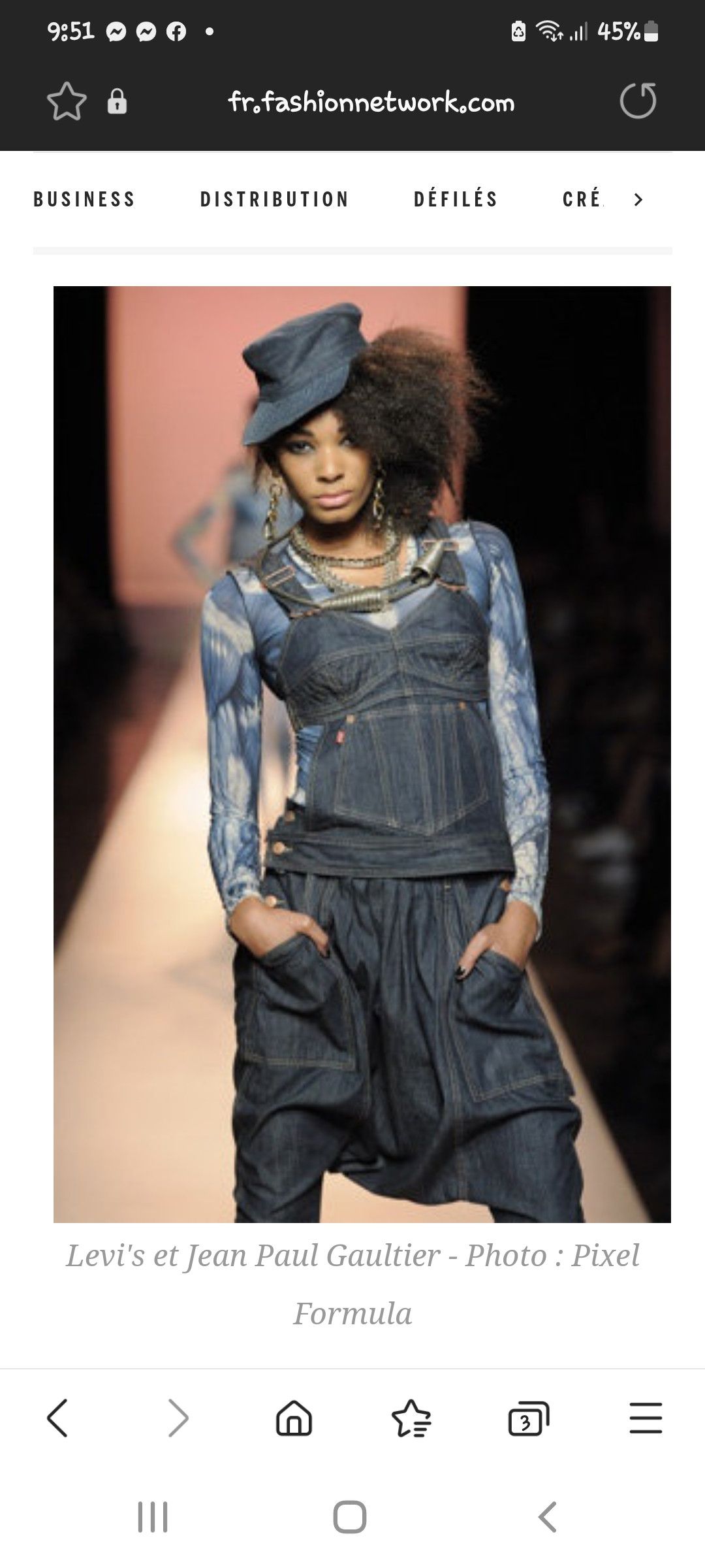 Jean Paul Gaultier Jean Paul Gaultier x Levis Denim Harem Pants Size 30" / US 8 / IT 44 - 3 Thumbnail
