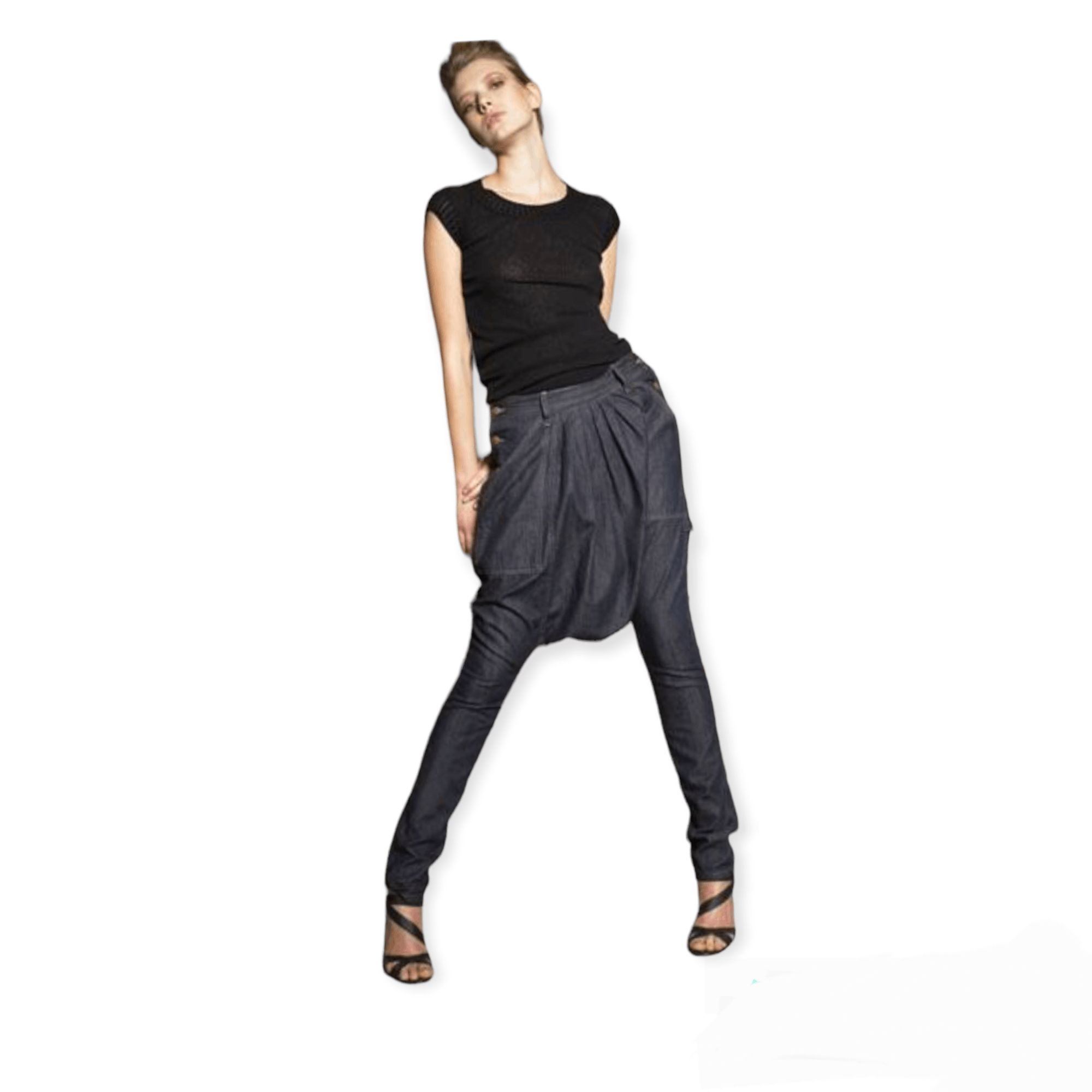 Jean Paul Gaultier Jean Paul Gaultier x Levis Denim Harem Pants Size 30" / US 8 / IT 44 - 5 Thumbnail