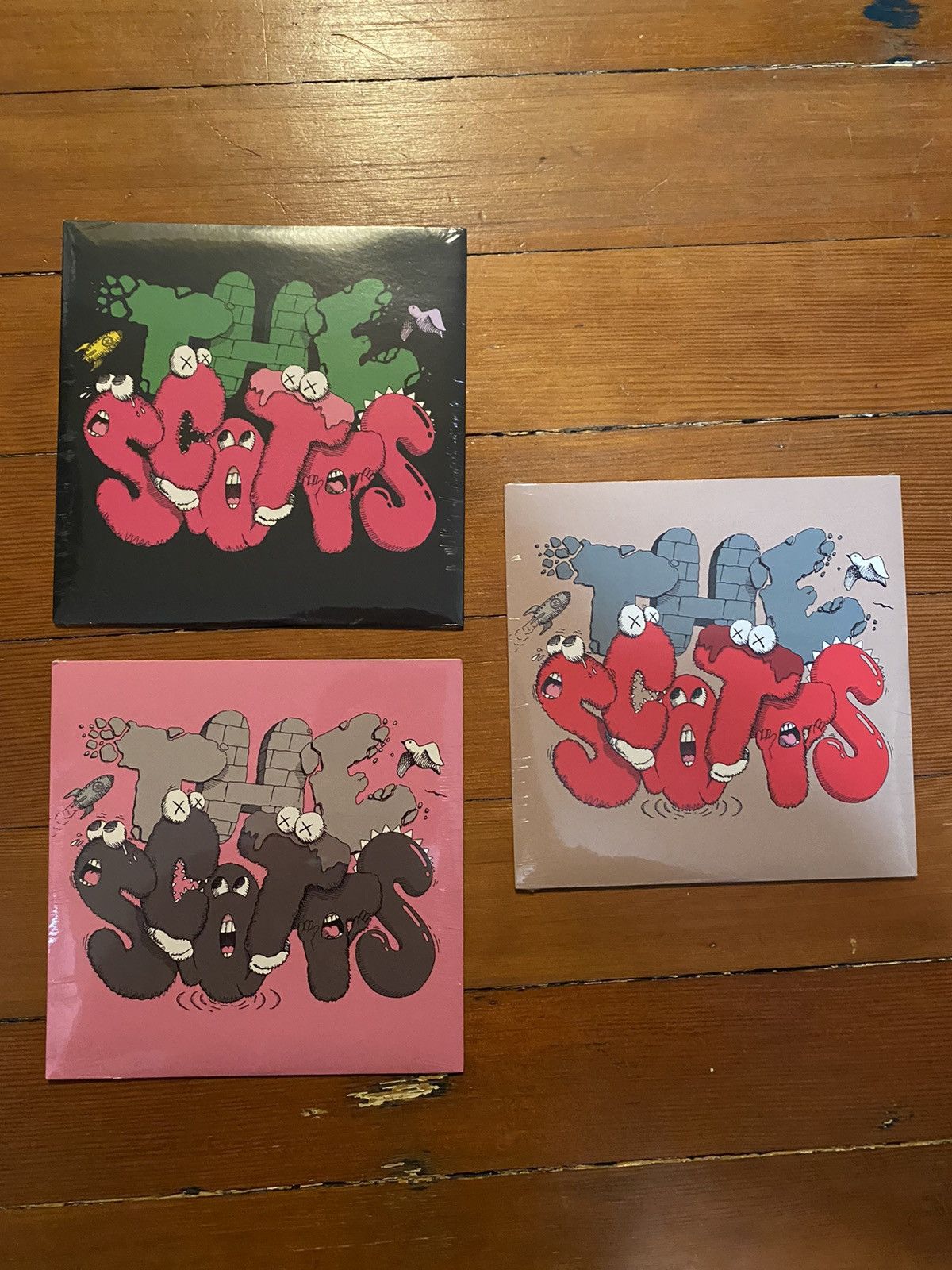 Travis Scott Travis Scott x Kid Cudi x Kaws The Scotts Vinyl Record Set