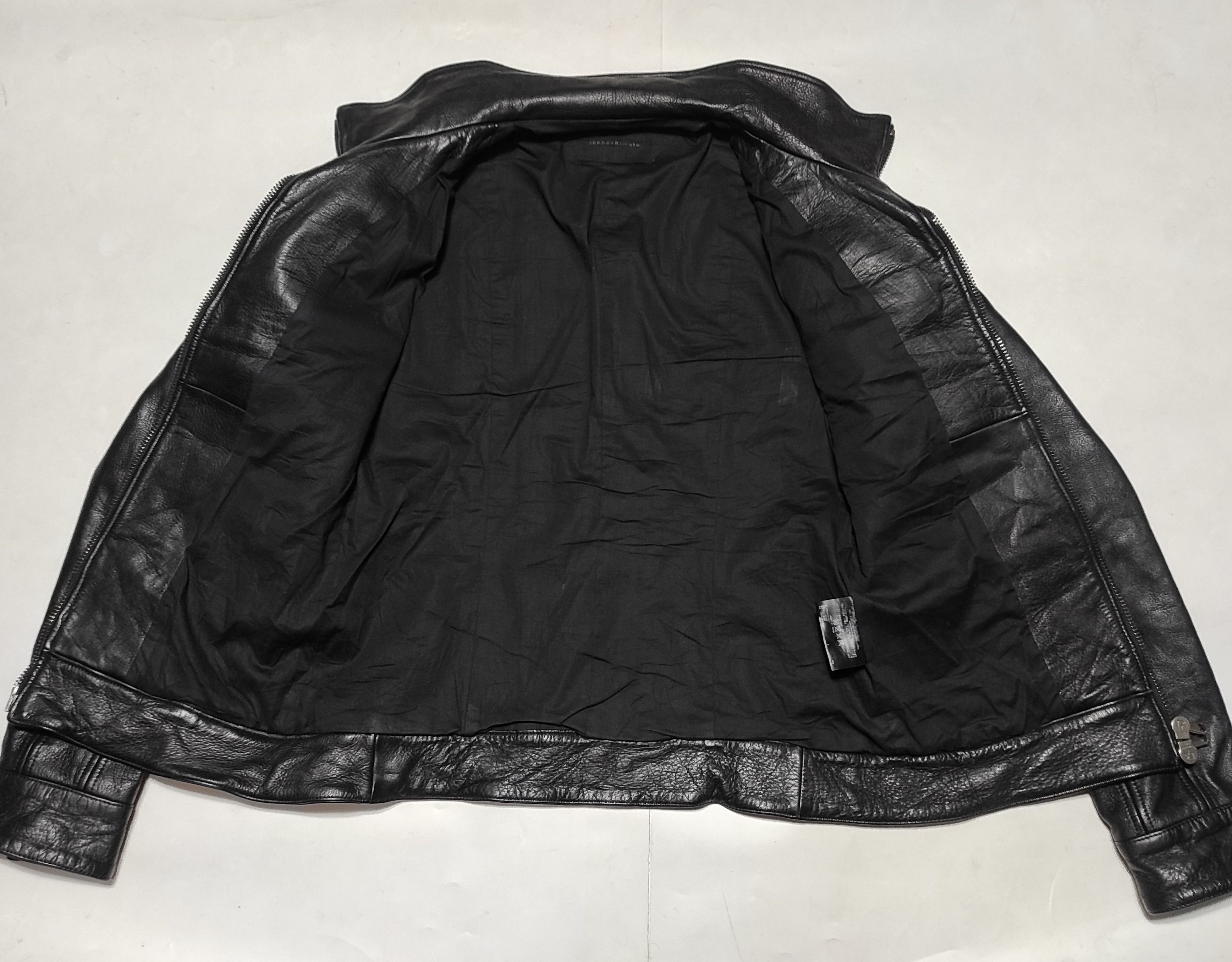 junhashimoto Junashimoto Black Leather Jacket Size US M / EU 48-50 / 2 - 4 Thumbnail
