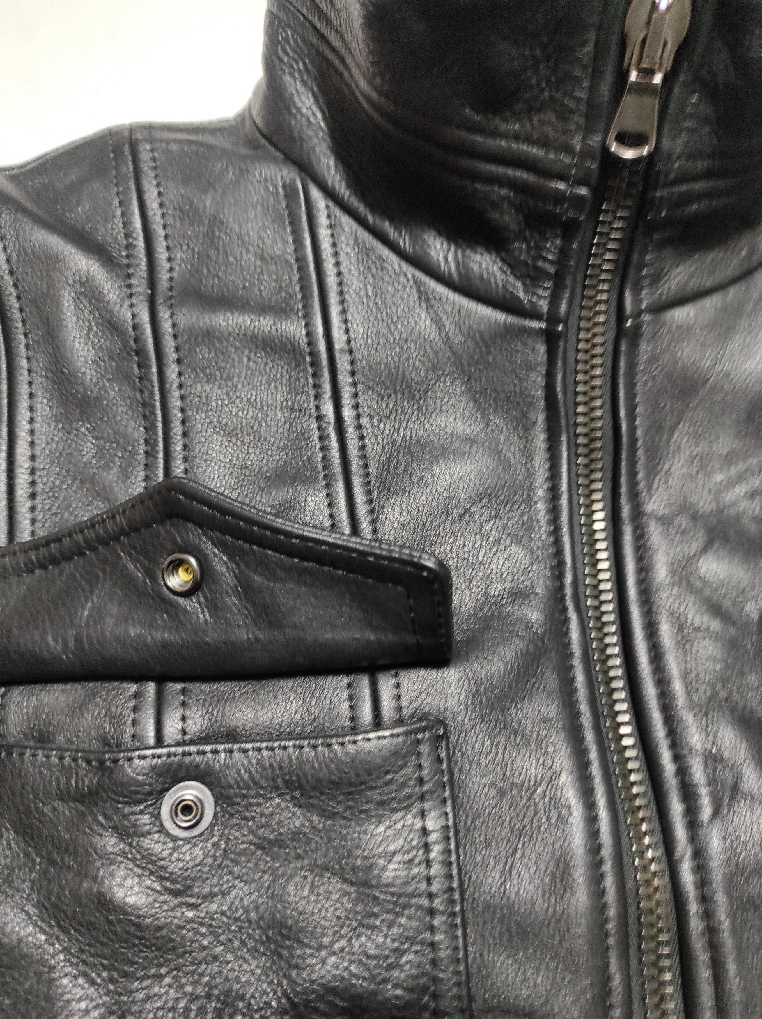 junhashimoto Junashimoto Black Leather Jacket Size US M / EU 48-50 / 2 - 10 Thumbnail