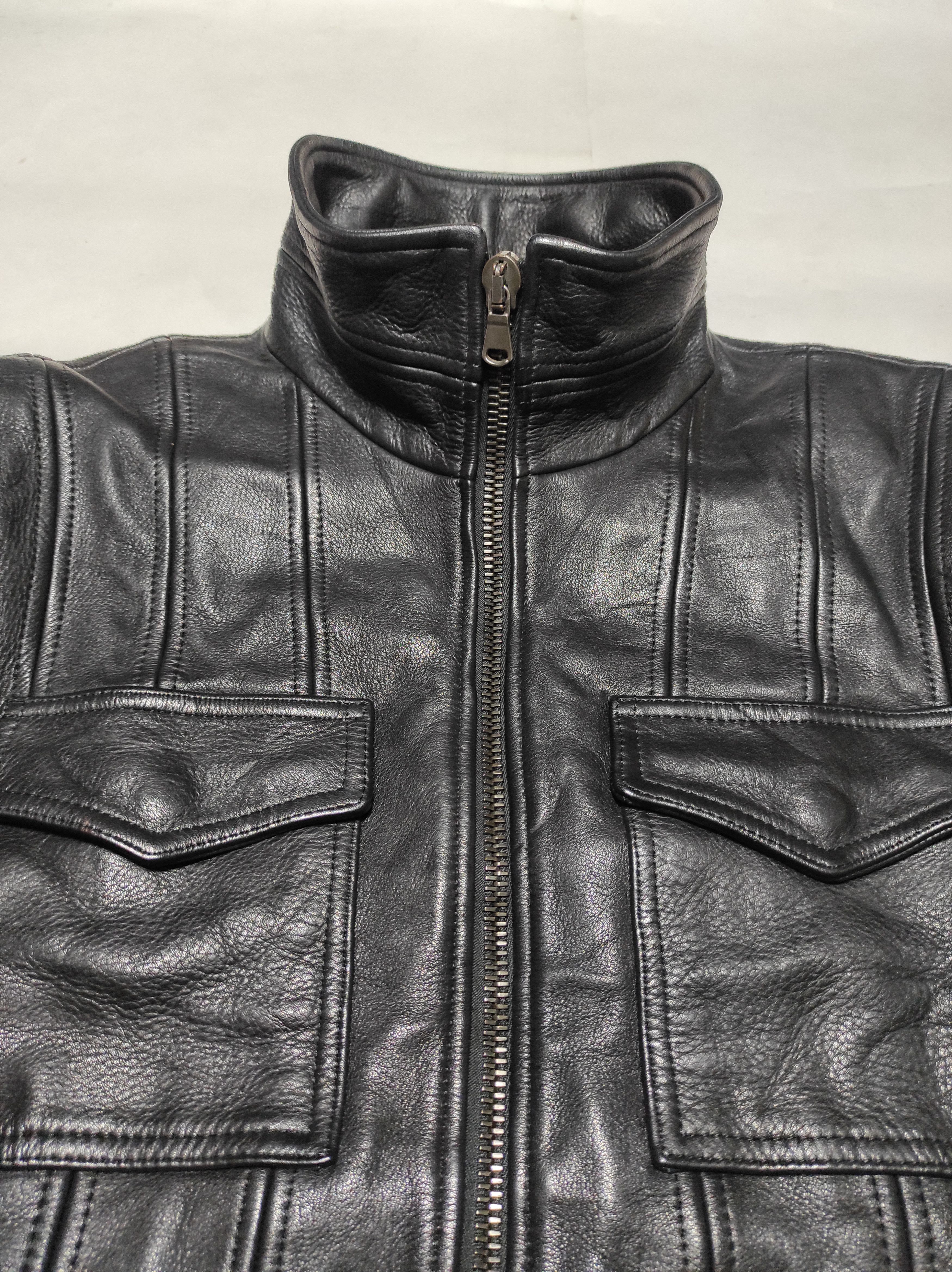junhashimoto Junashimoto Black Leather Jacket Size US M / EU 48-50 / 2 - 6 Thumbnail