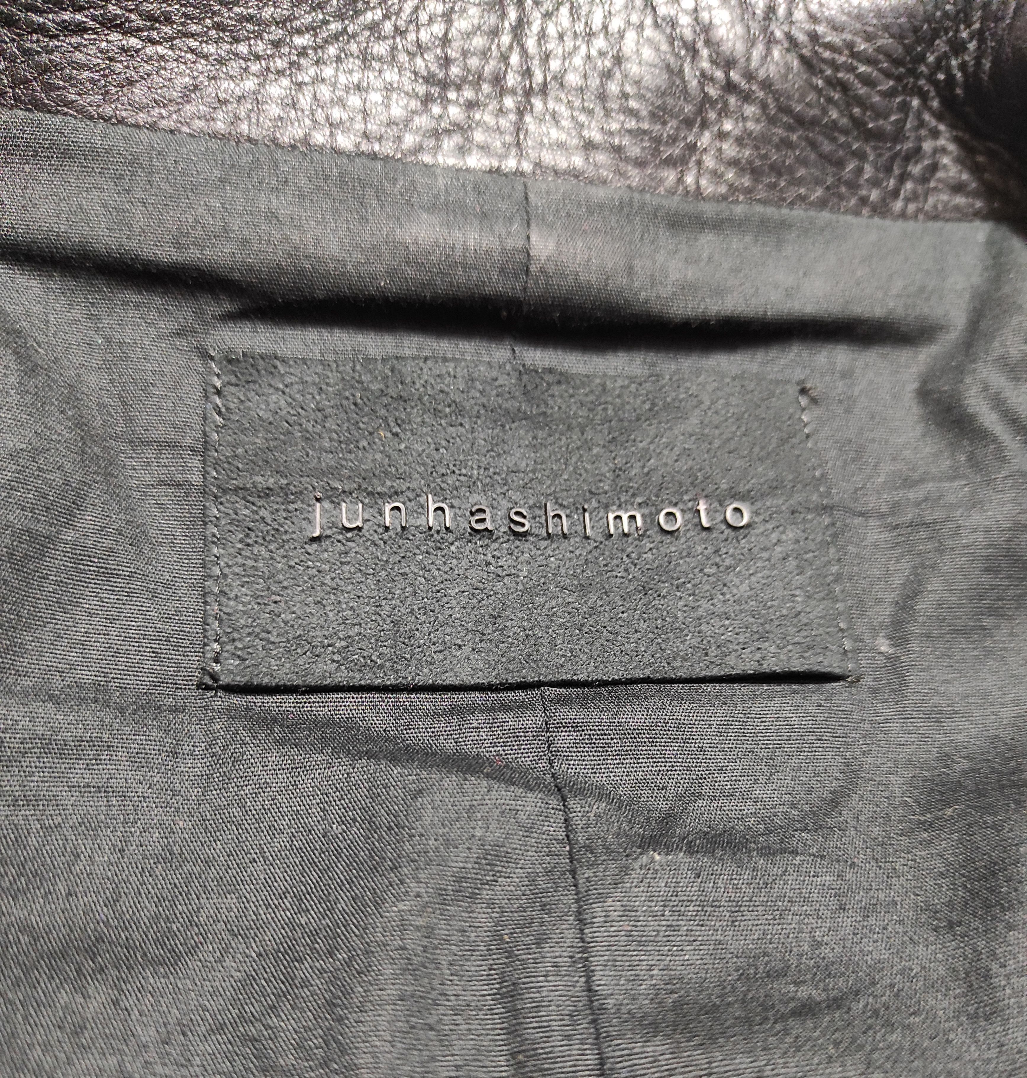 junhashimoto Junashimoto Black Leather Jacket Size US M / EU 48-50 / 2 - 5 Thumbnail