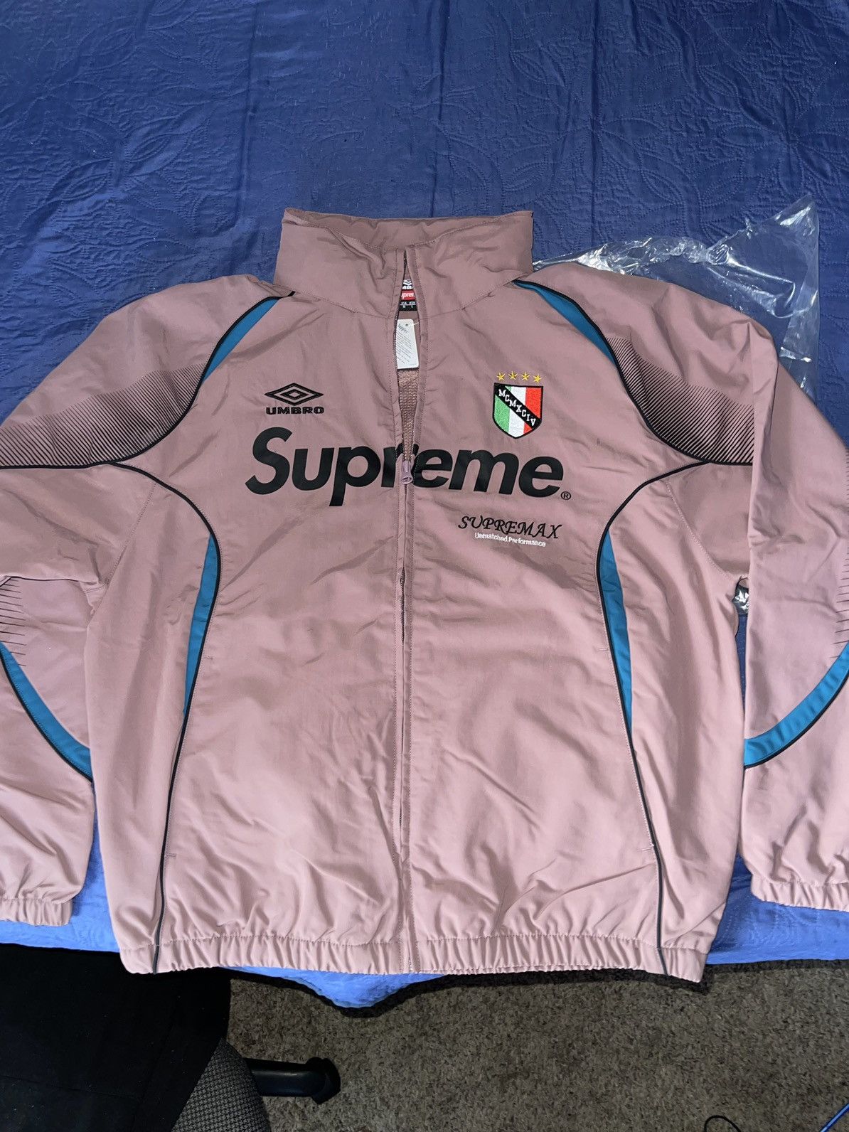 Supreme Umbro Track Jacket Dusty PlumSupreme Umbro Track
