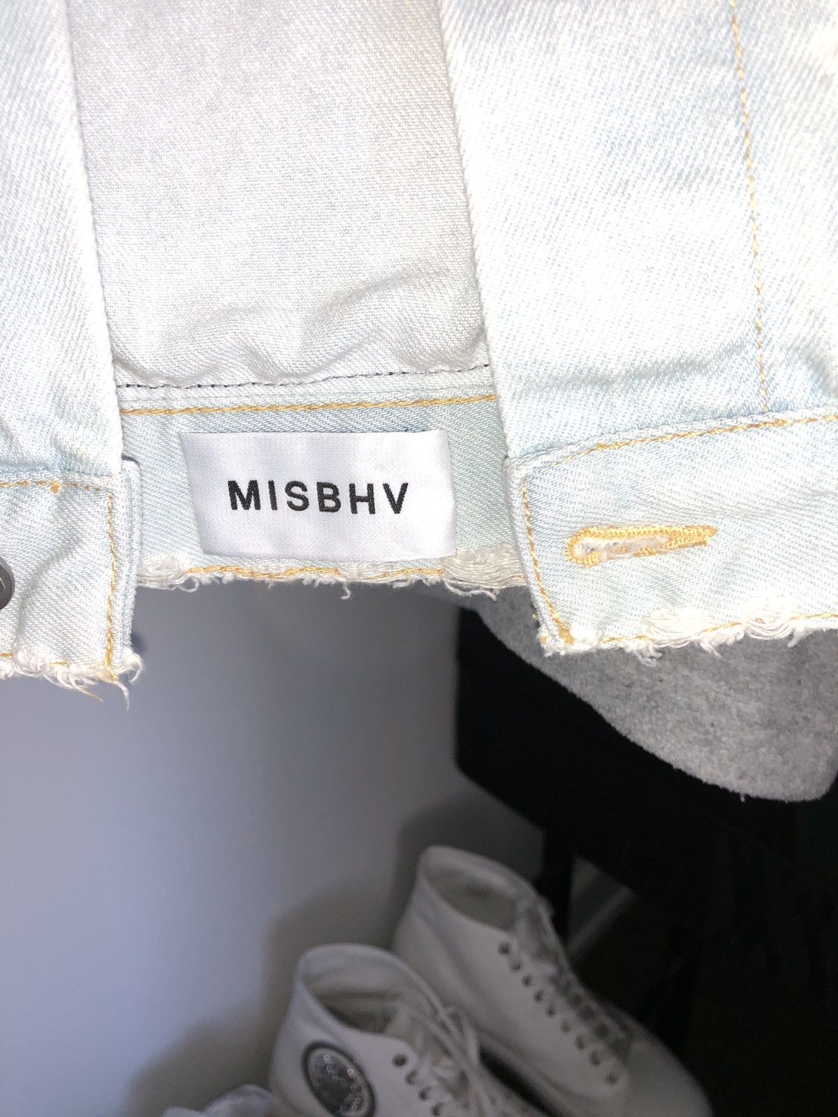 Misbhv MISBHV DAMAGED DENIM JACKET (LIGHT WASH) | Grailed