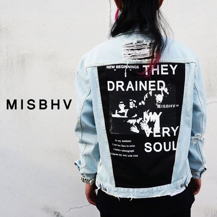 Misbhv MISBHV DAMAGED DENIM JACKET (LIGHT WASH) | Grailed