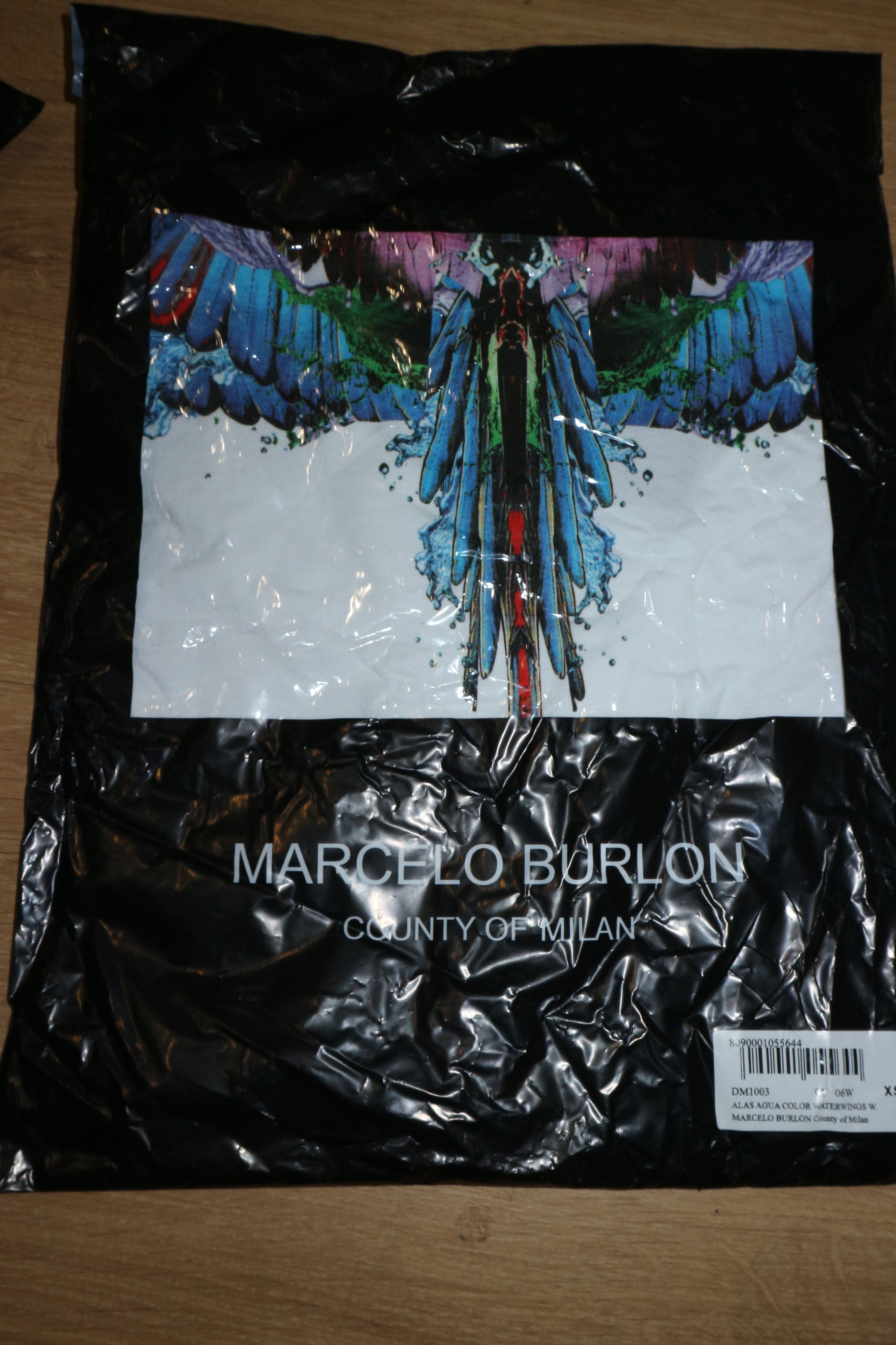 Marcelo Burlon Oversized "alas" print tshirt Size US XXS / EU 40 - 11 Thumbnail