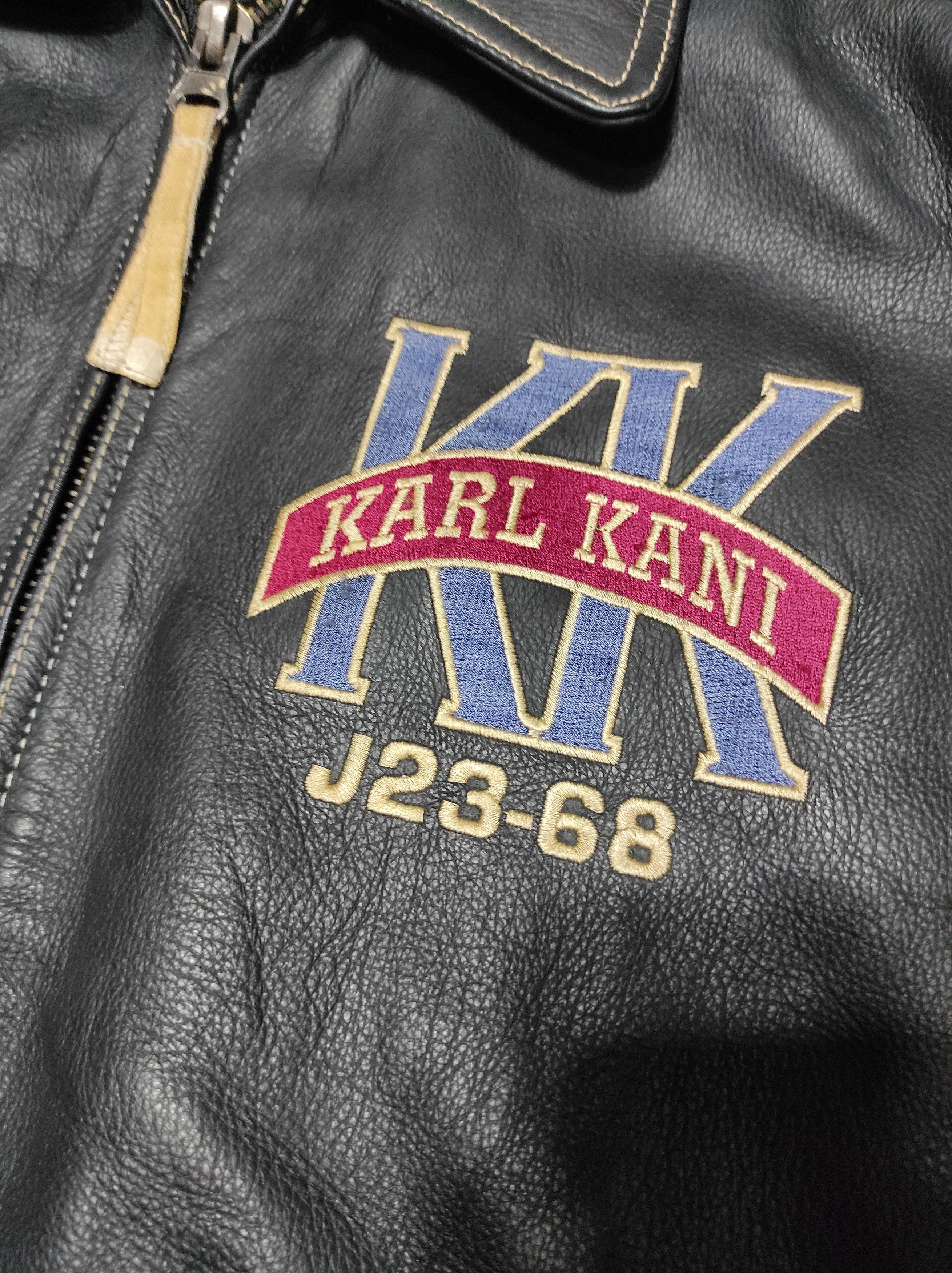 Karl Kani Leather jacket KARL KANI Varsity 86 Big logo spell Out Size US XL / EU 56 / 4 - 8 Thumbnail