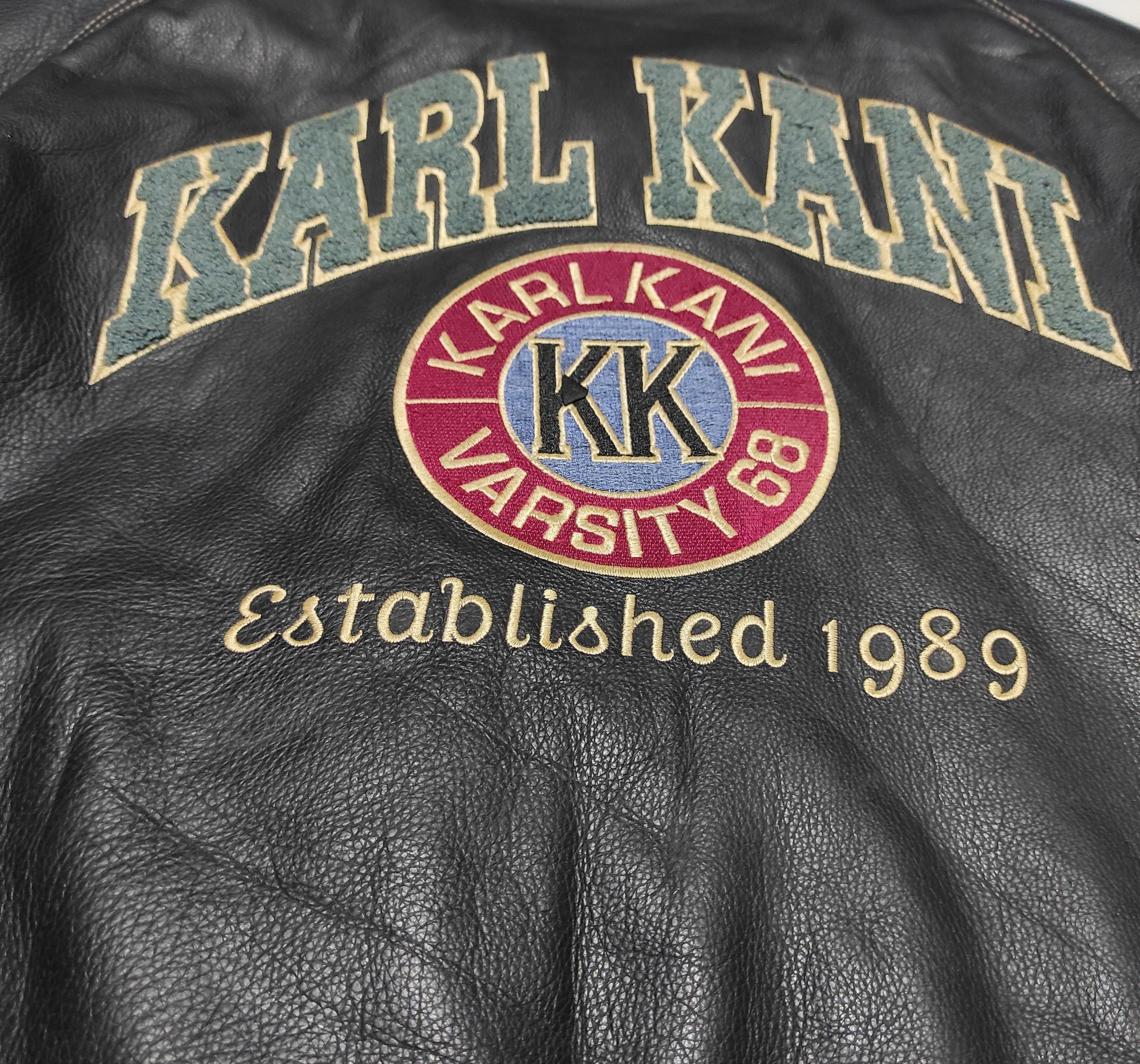 Karl Kani Leather jacket KARL KANI Varsity 86 Big logo spell Out Size US XL / EU 56 / 4 - 11 Thumbnail