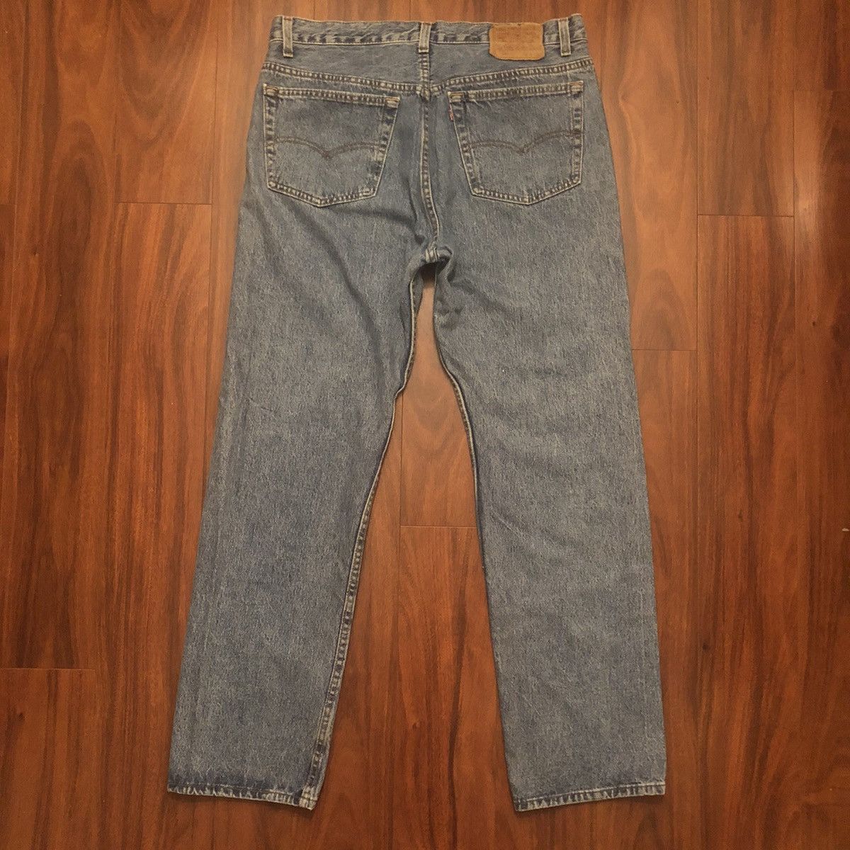 Levi's × Levi's Vintage Clothing × Vintage Vintage 90s Levis 501 original Blue Button Fly Denim jeans Size US 38 / EU 54 - 3 Thumbnail