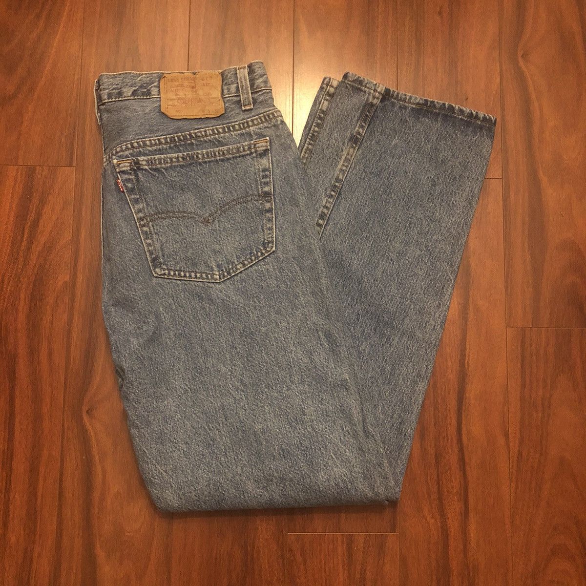 Levi's × Levi's Vintage Clothing × Vintage Vintage 90s Levis 501 original Blue Button Fly Denim jeans Size US 38 / EU 54 - 1 Thumbnail