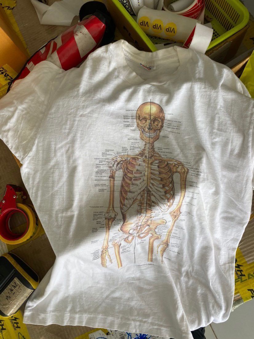 Vintage Vintage 90s Anatomical Chart Size US XL / EU 56 / 4 - 2 Thumbnail