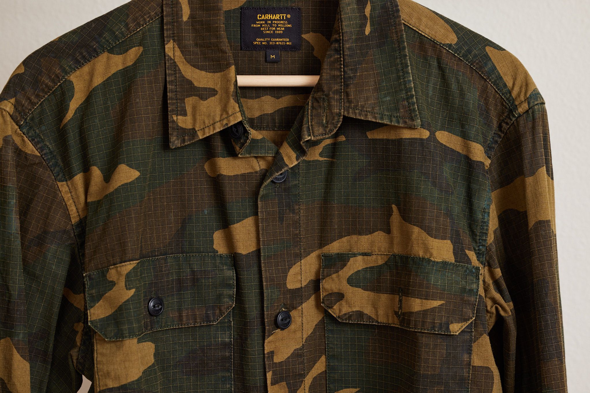Carhartt Wip Camouflage Ripstop Shirt Jacket Size US M / EU 48-50 / 2 - 4 Thumbnail