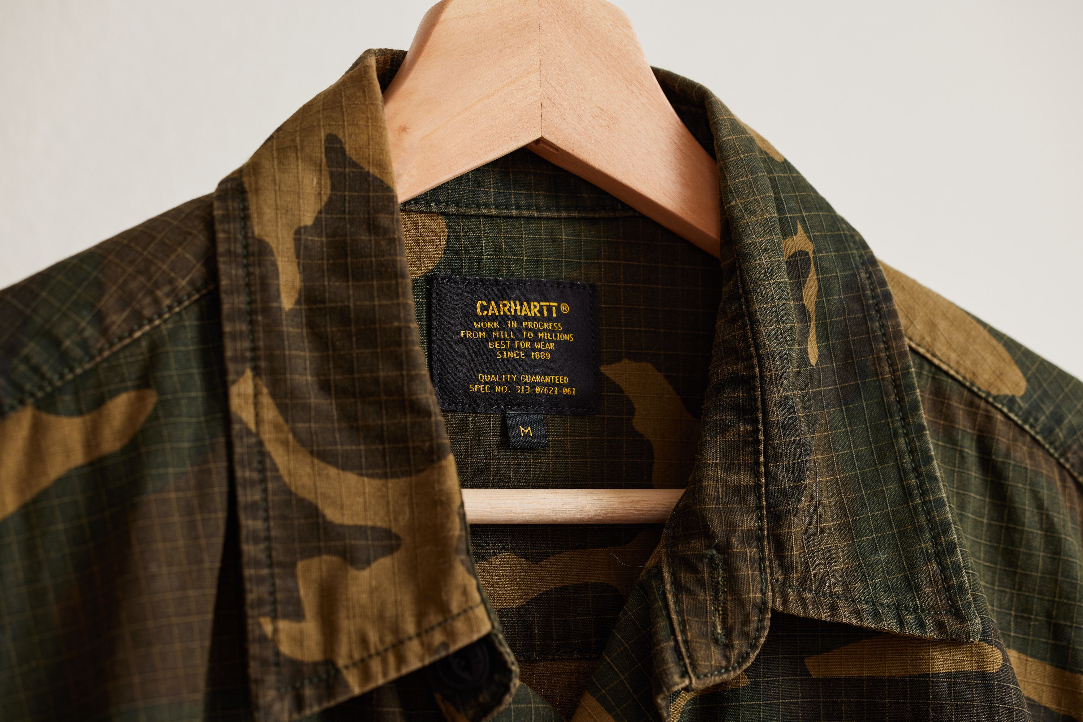 Carhartt Wip Camouflage Ripstop Shirt Jacket Size US M / EU 48-50 / 2 - 3 Thumbnail