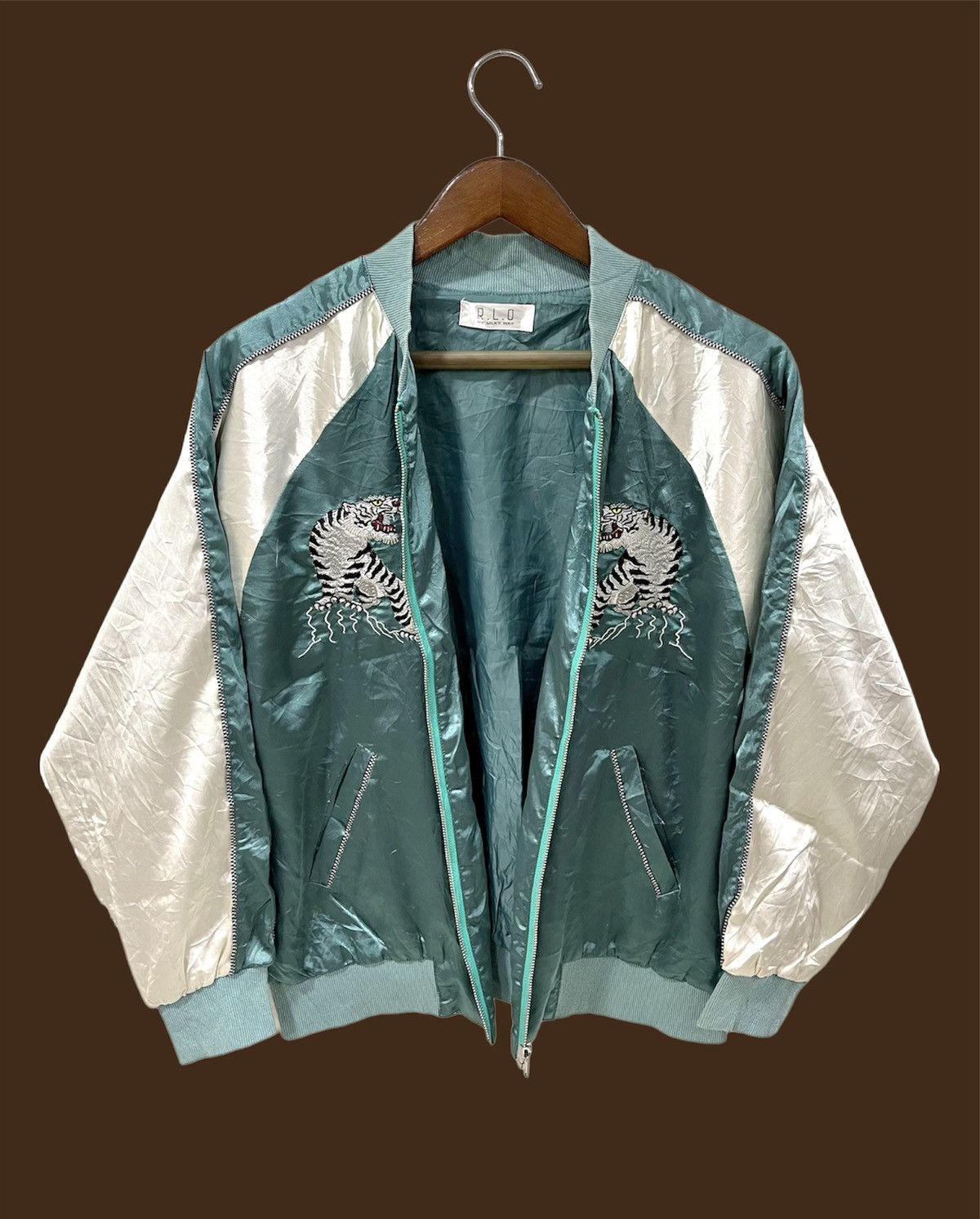 Dragonfly VINTAGE🔥🔥SATIN EMBROIDERY TIGER SUKAJAN L.O BY MILK AWAY Size US S / EU 44-46 / 1 - 2 Thumbnail