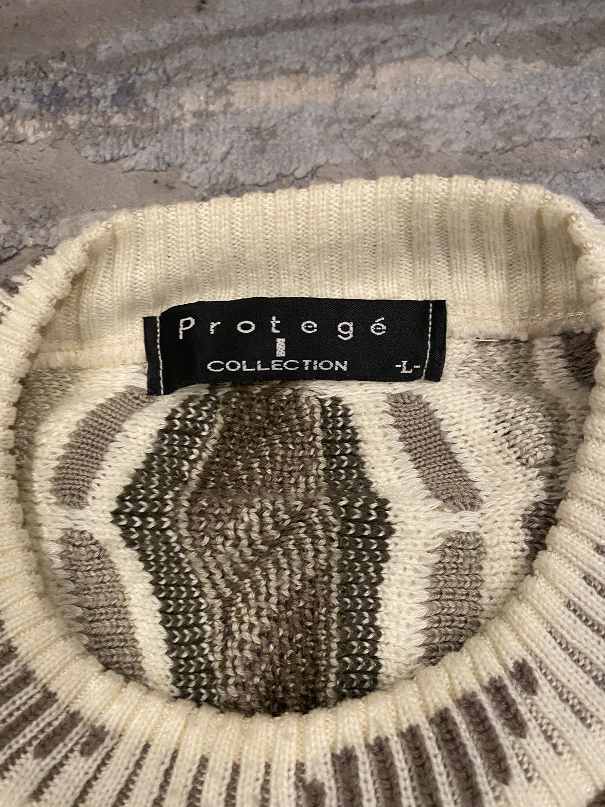 Protege Protege Multicolored Knitted Sweater Size US L / EU 52-54 / 3 - 3 Thumbnail