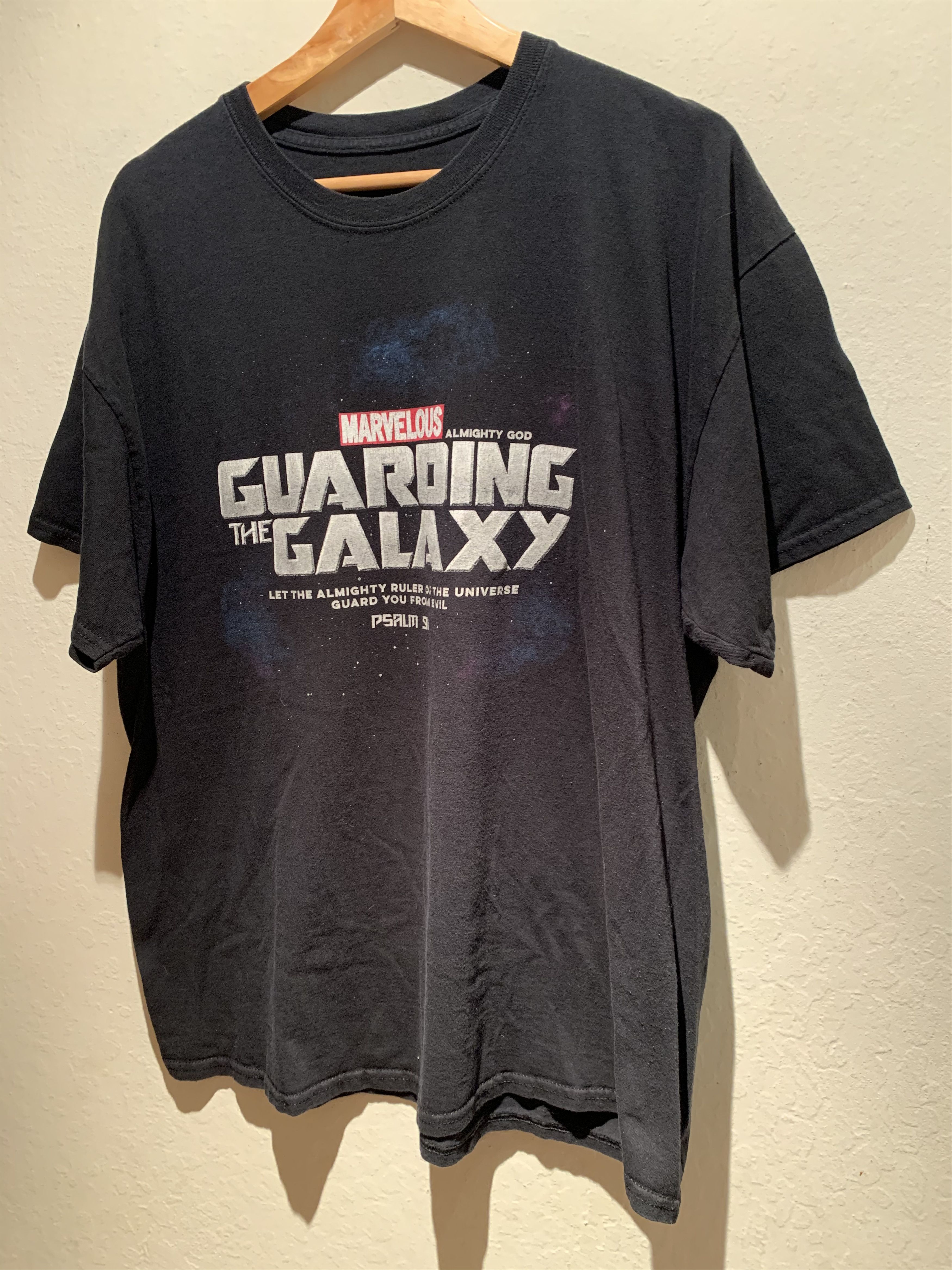 *RARE* Vintage Psalm 91 Christian Guardians Galaxy T-Shirt