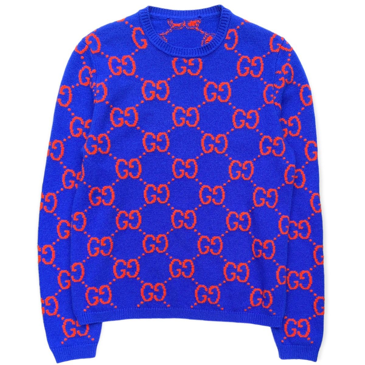 Gucci Gucci GG Intarsia-Knit Jumper Size US M / EU 48-50 / 2 - 1 Thumbnail