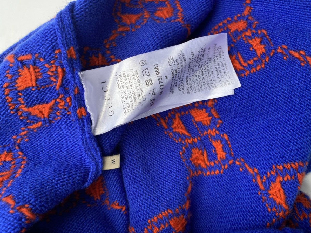 Gucci Gucci GG Intarsia-Knit Jumper Size US M / EU 48-50 / 2 - 3 Thumbnail
