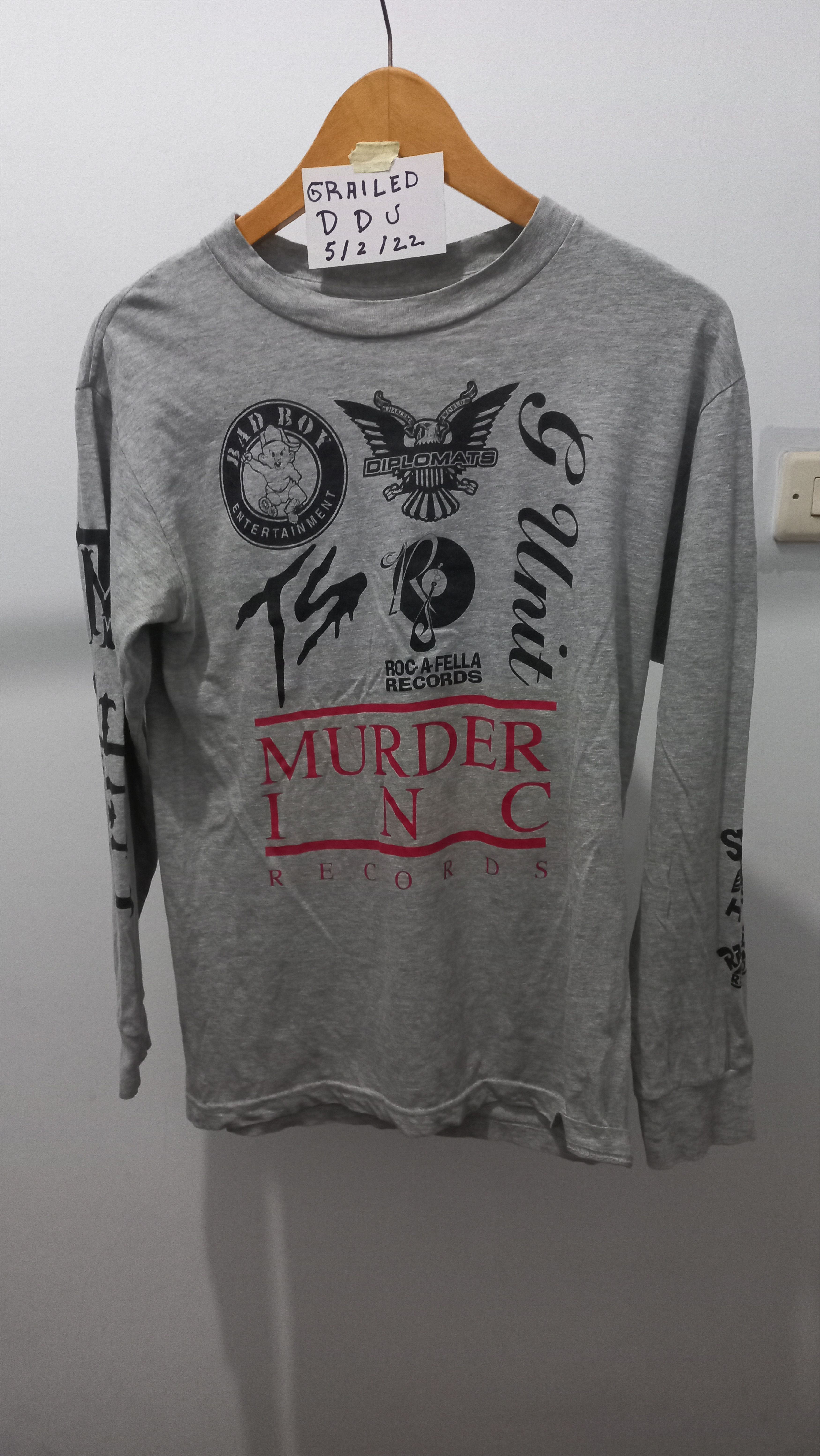 Death Row Records Mega Rare Vintage Records Label Hip hop Tees Size US M / EU 48-50 / 2 - 6 Thumbnail