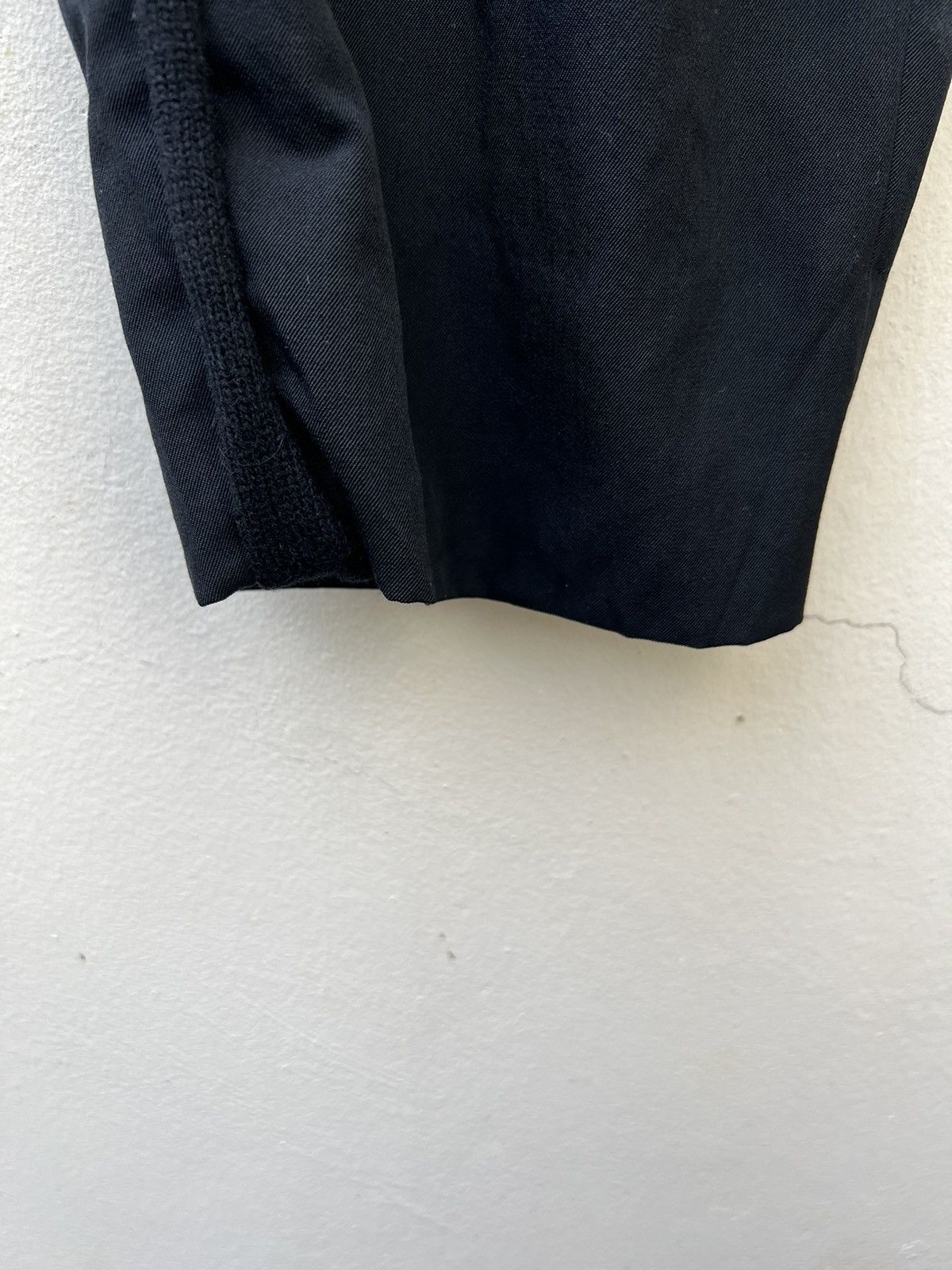 Comme des Garcons Homme Vintage 1996 CDGH Side Strap Baggy Black Wool Trouser Pant Size US 31 - 4 Thumbnail