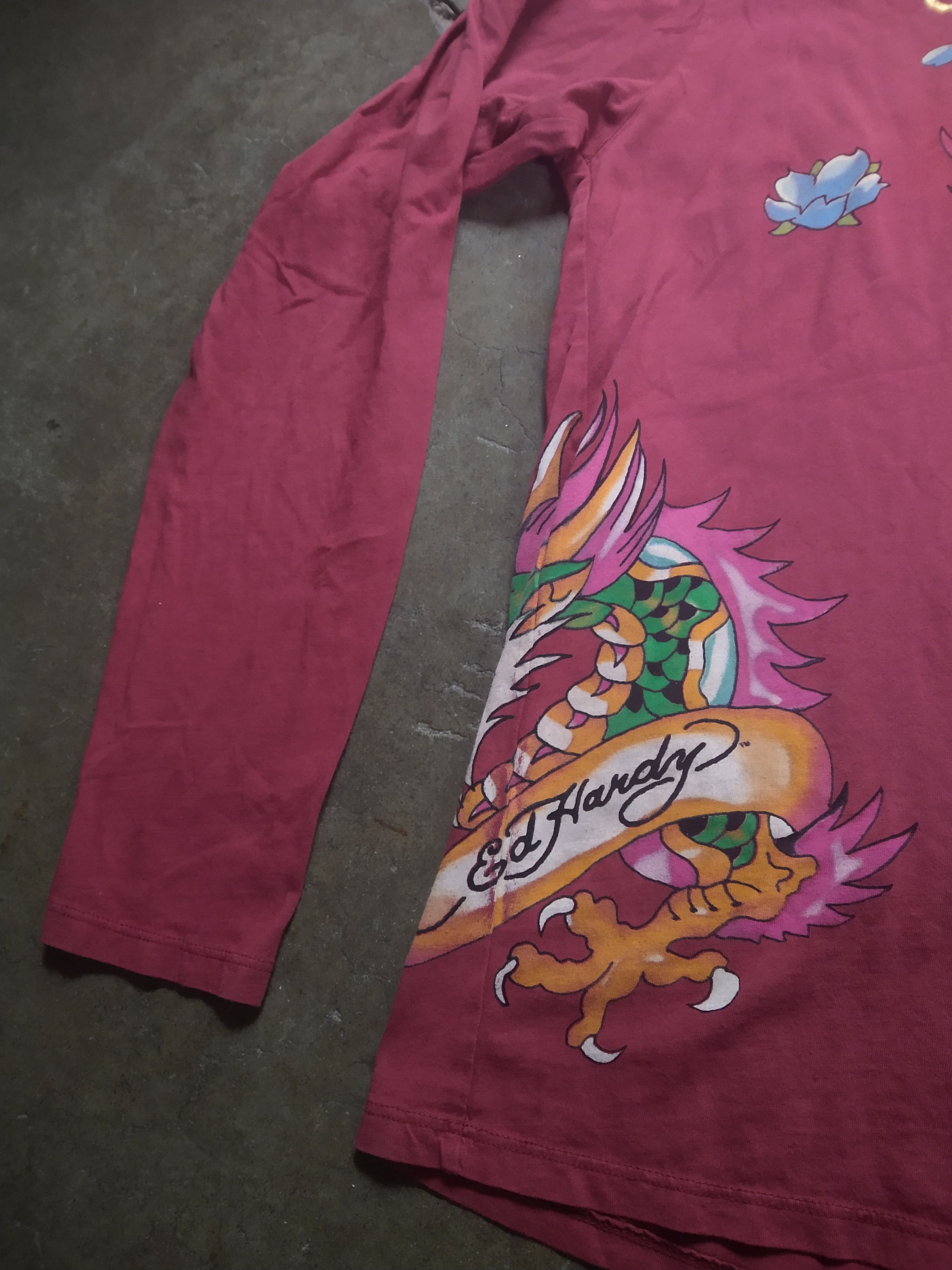 Christian Audigier Ed Hardy Tshirt Men's Size 2XL XXL Red Skull Snake Dagger Size US XXL / EU 58 / 5 - 11 Thumbnail