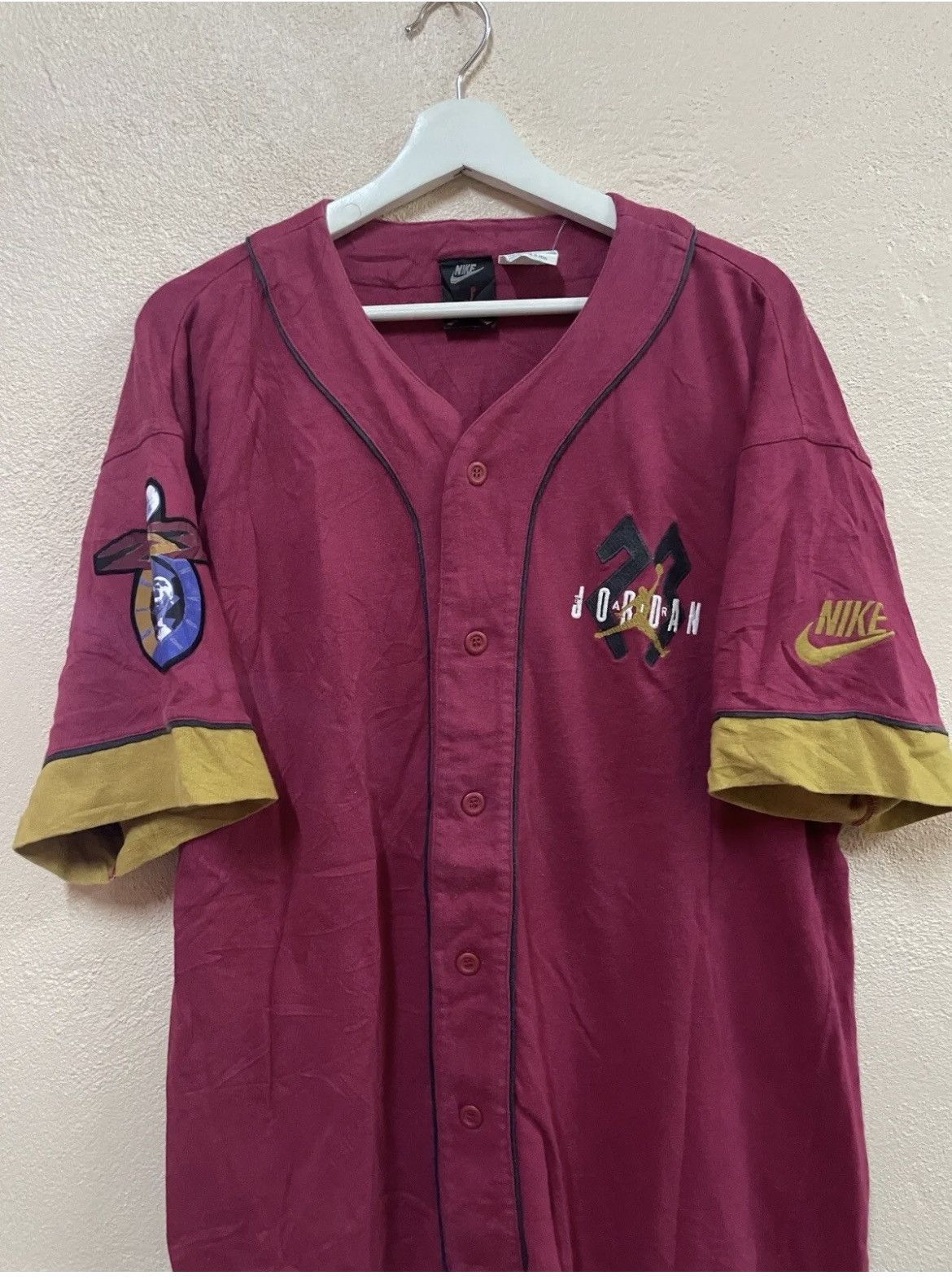 Nike Vintage Nike Air Jordan Michael Jordan Baseball embroidery M Size US M / EU 48-50 / 2 - 2 Thumbnail