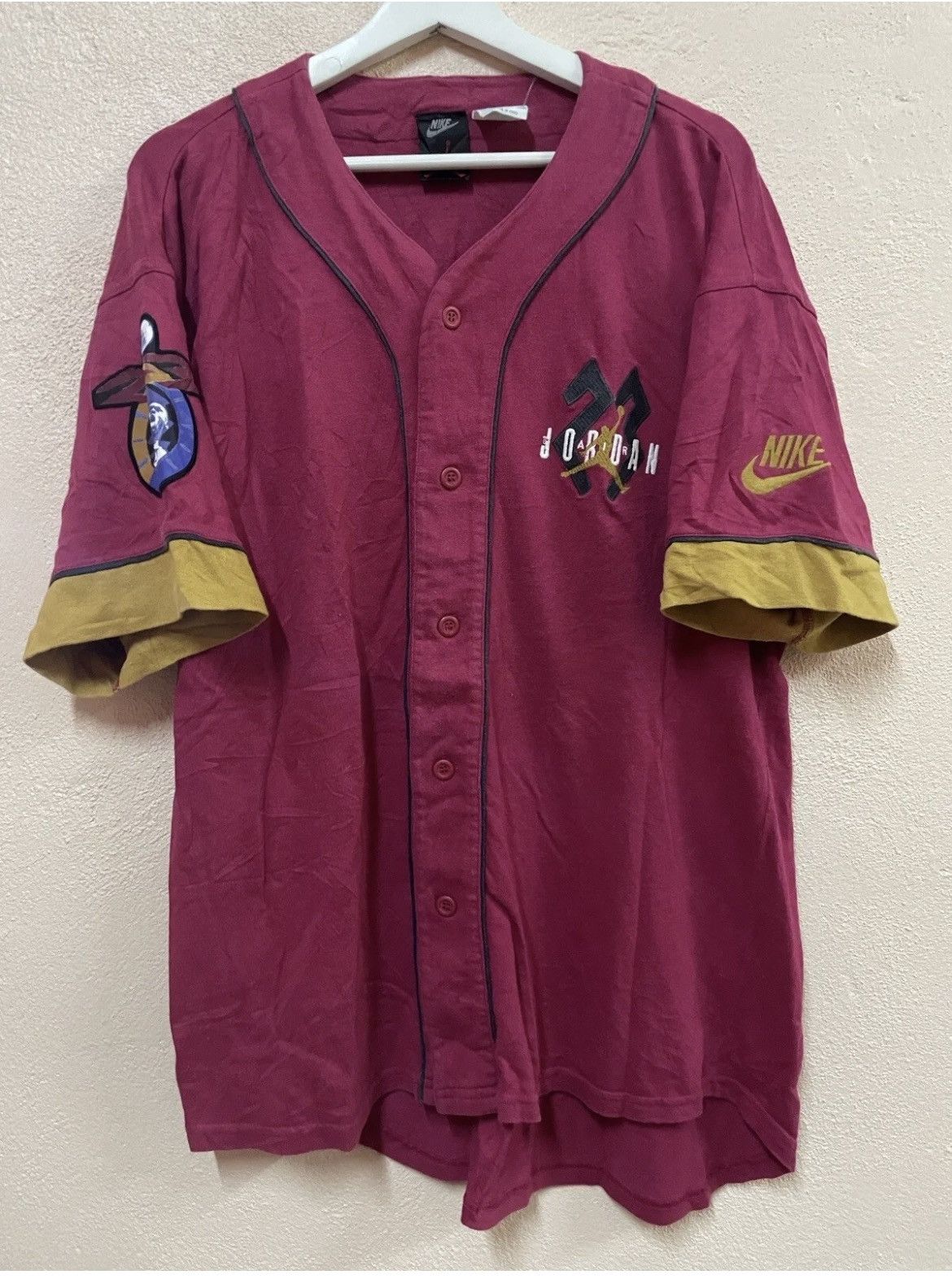 Vintage Nike Air Jordan Michael Jordan Baseball embroidery M