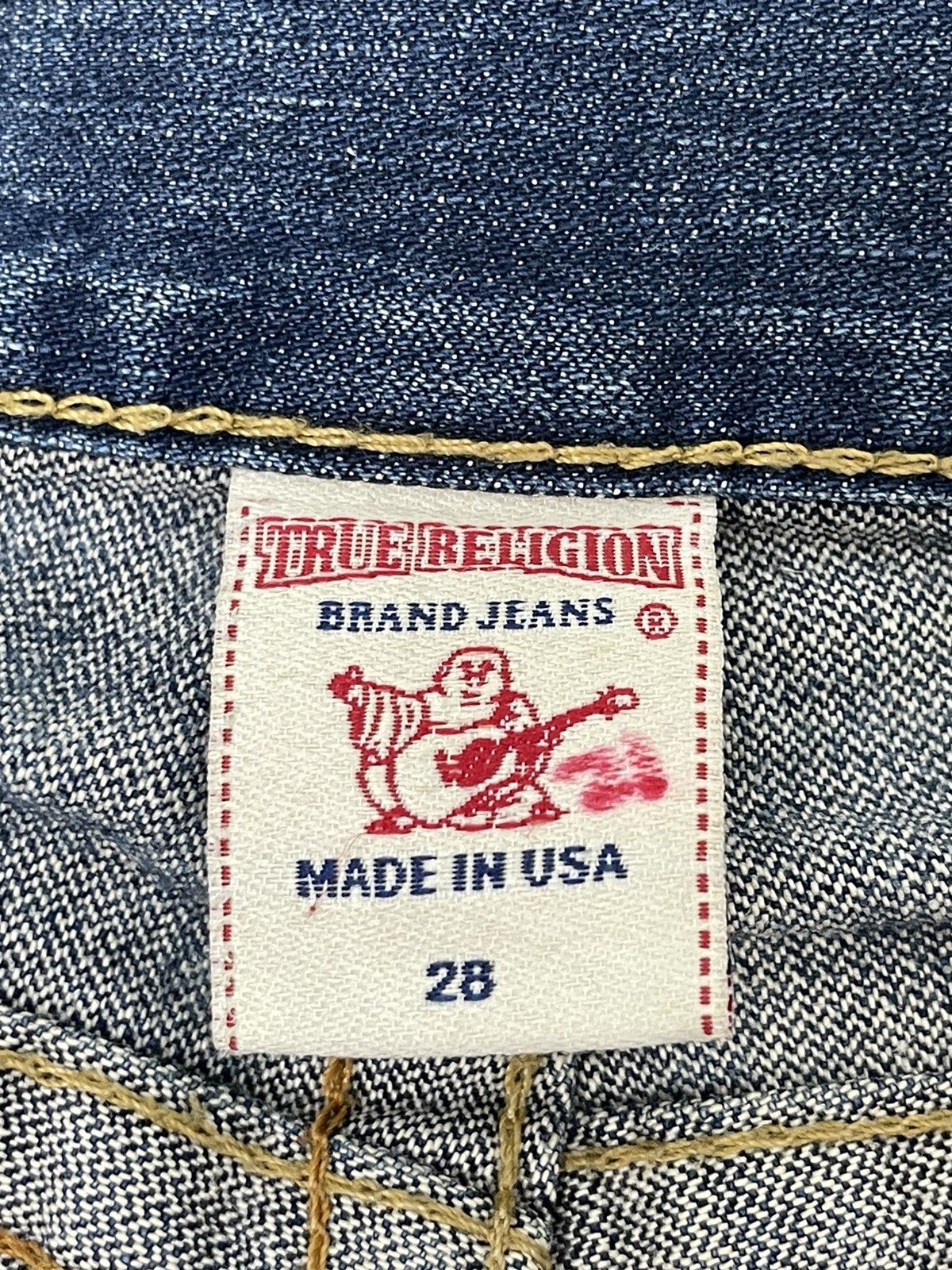 Japanese Brand Flare Jeans True Religion USA Low Rise Boot Cut Denim 30🟦 Size US 29 - 23 Thumbnail